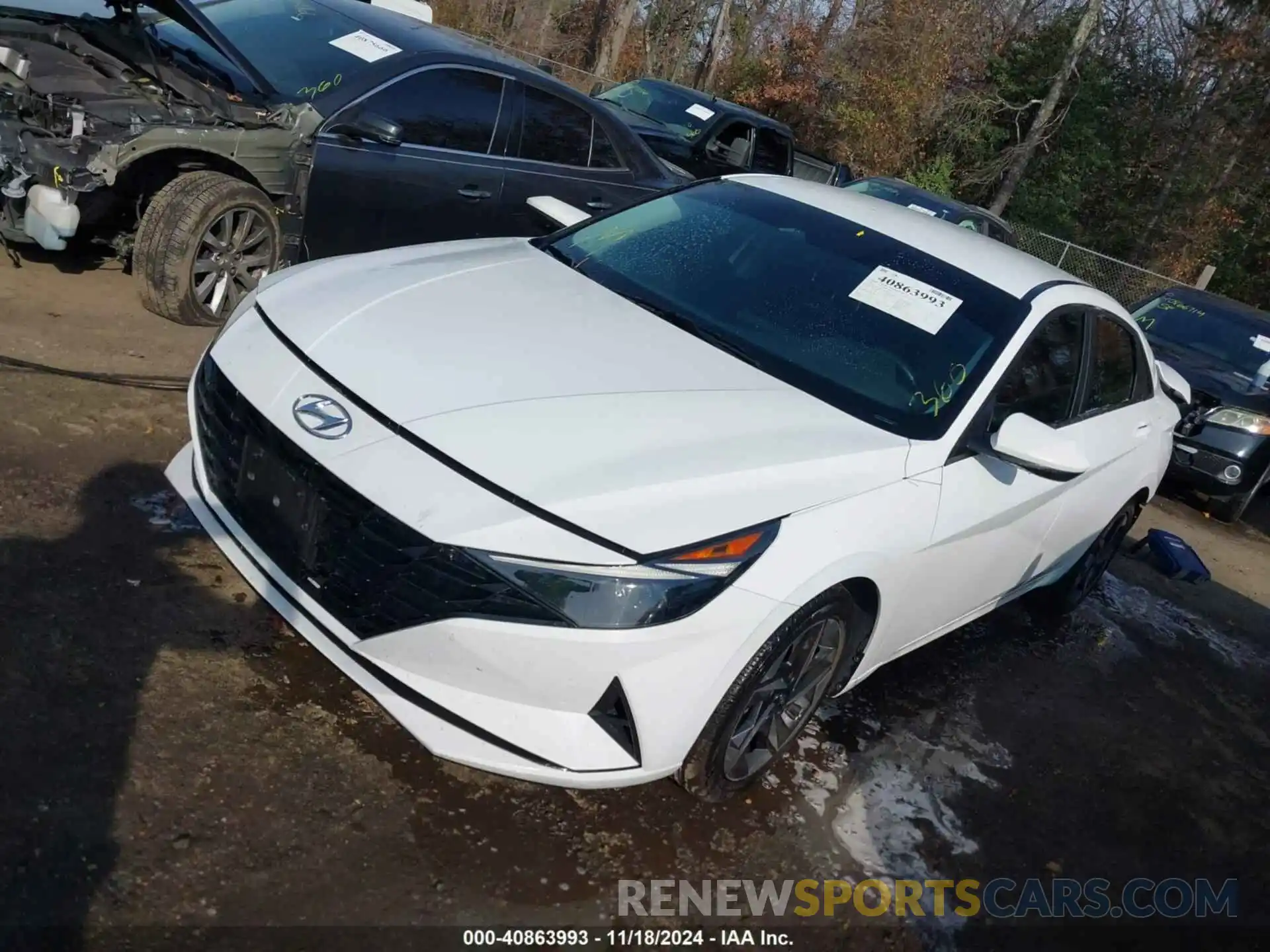 2 Photograph of a damaged car 5NPLS4AG9PH107894 HYUNDAI ELANTRA 2023