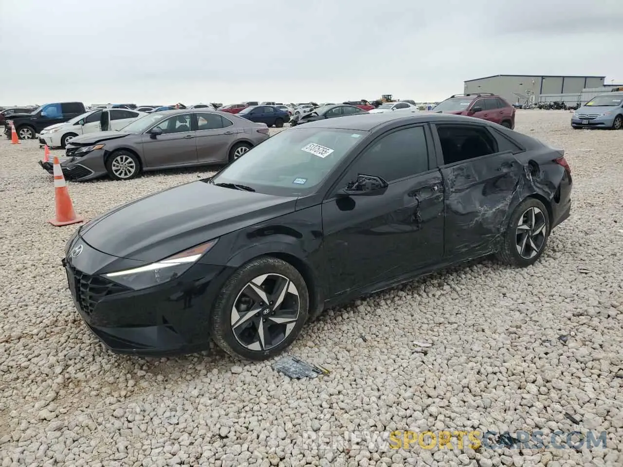 1 Photograph of a damaged car 5NPLS4AGXPH099448 HYUNDAI ELANTRA 2023