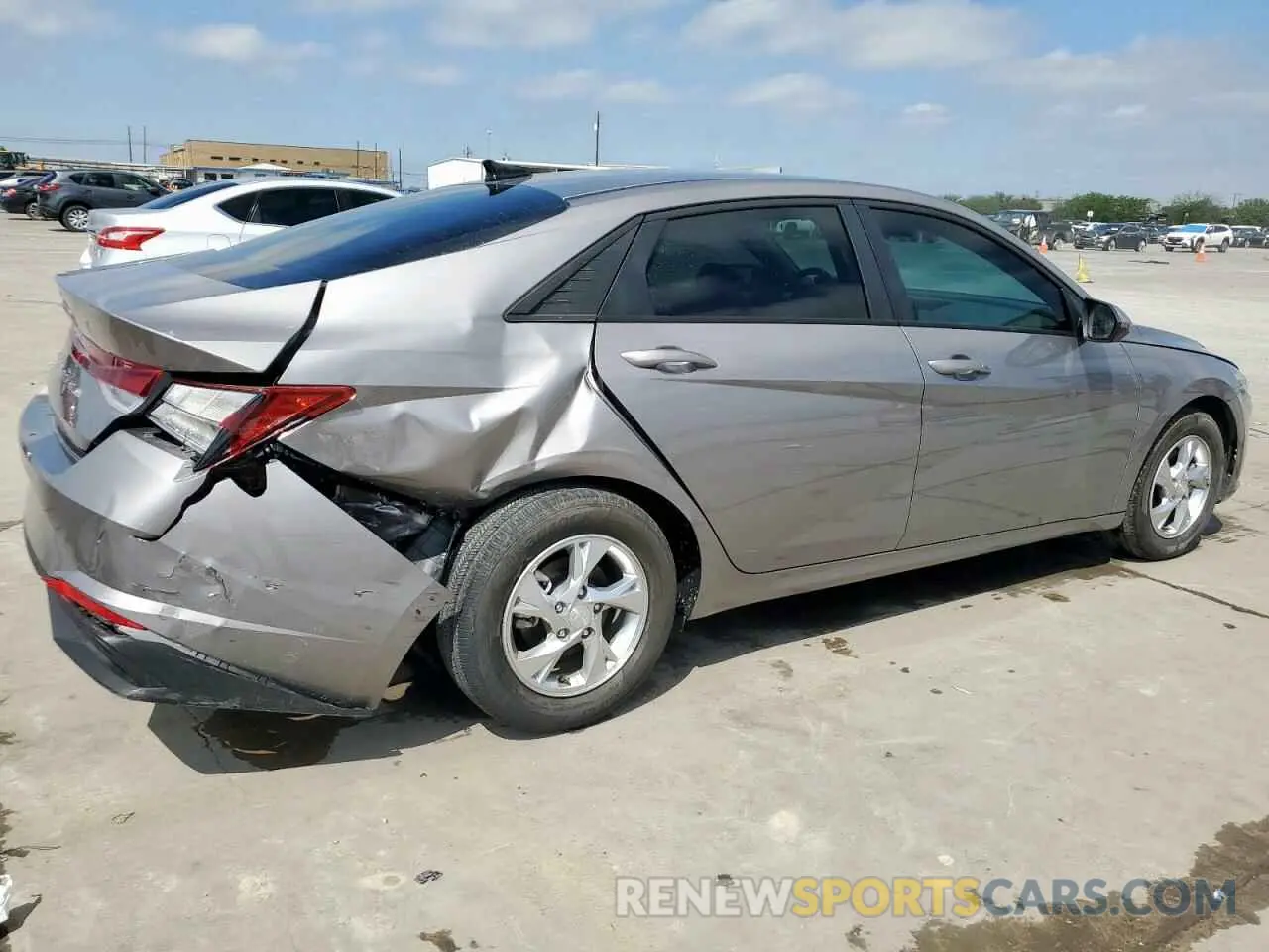 3 Photograph of a damaged car KMHLL4AG0PU434344 HYUNDAI ELANTRA 2023
