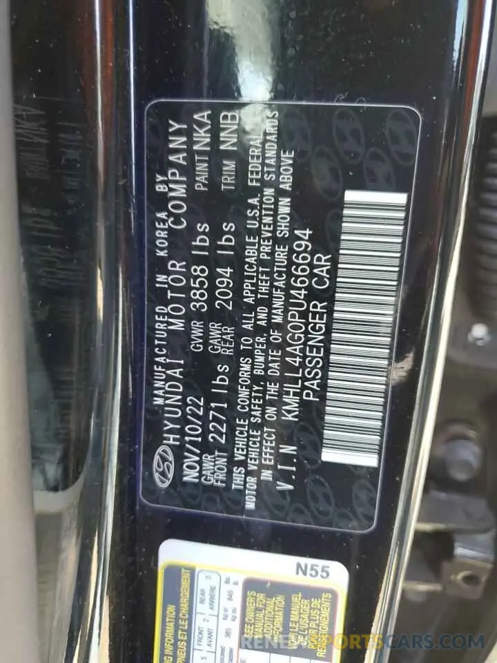 12 Photograph of a damaged car KMHLL4AG0PU466694 HYUNDAI ELANTRA 2023