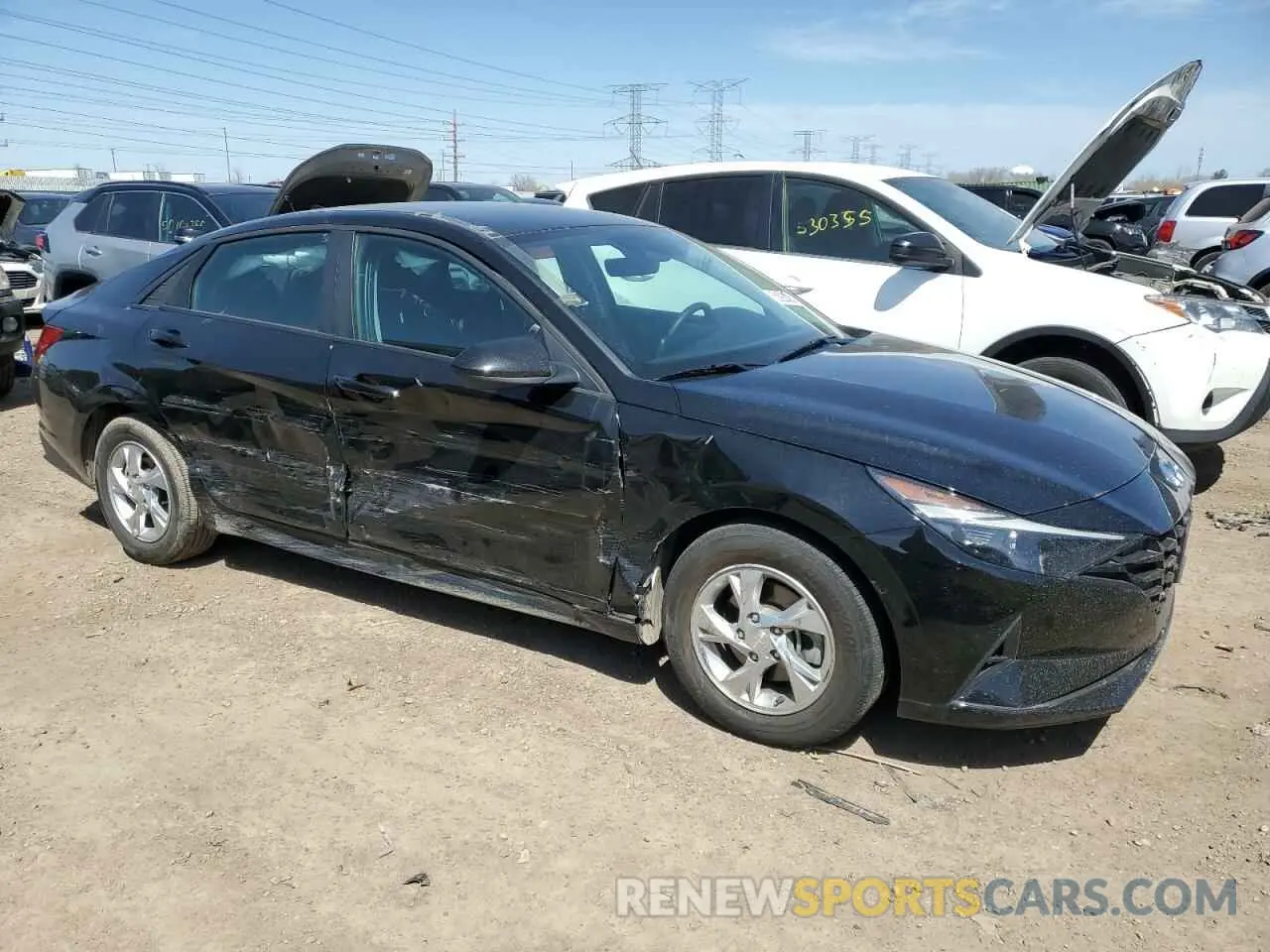 4 Photograph of a damaged car KMHLL4AG0PU466694 HYUNDAI ELANTRA 2023