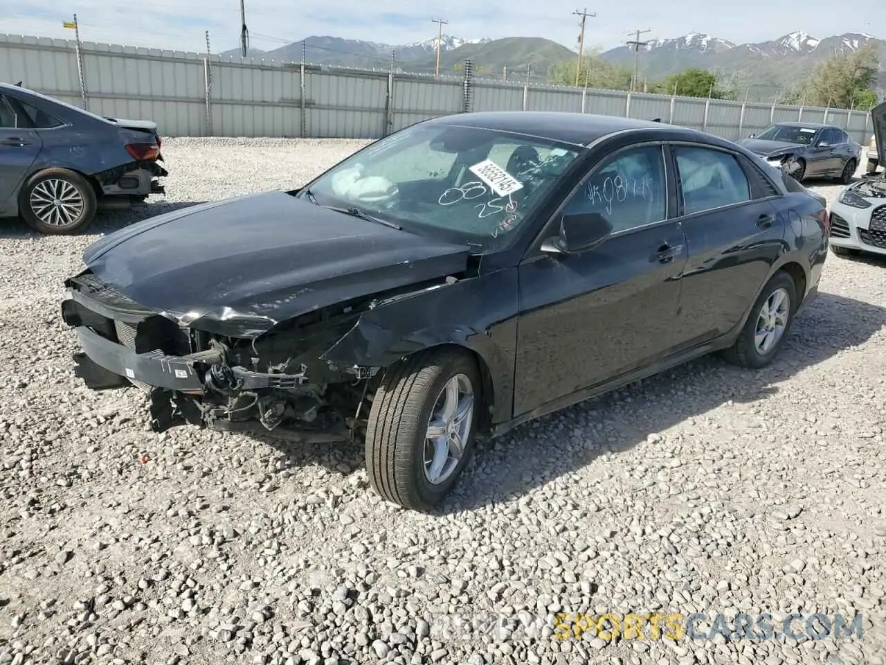 1 Photograph of a damaged car KMHLL4AG0PU535853 HYUNDAI ELANTRA 2023