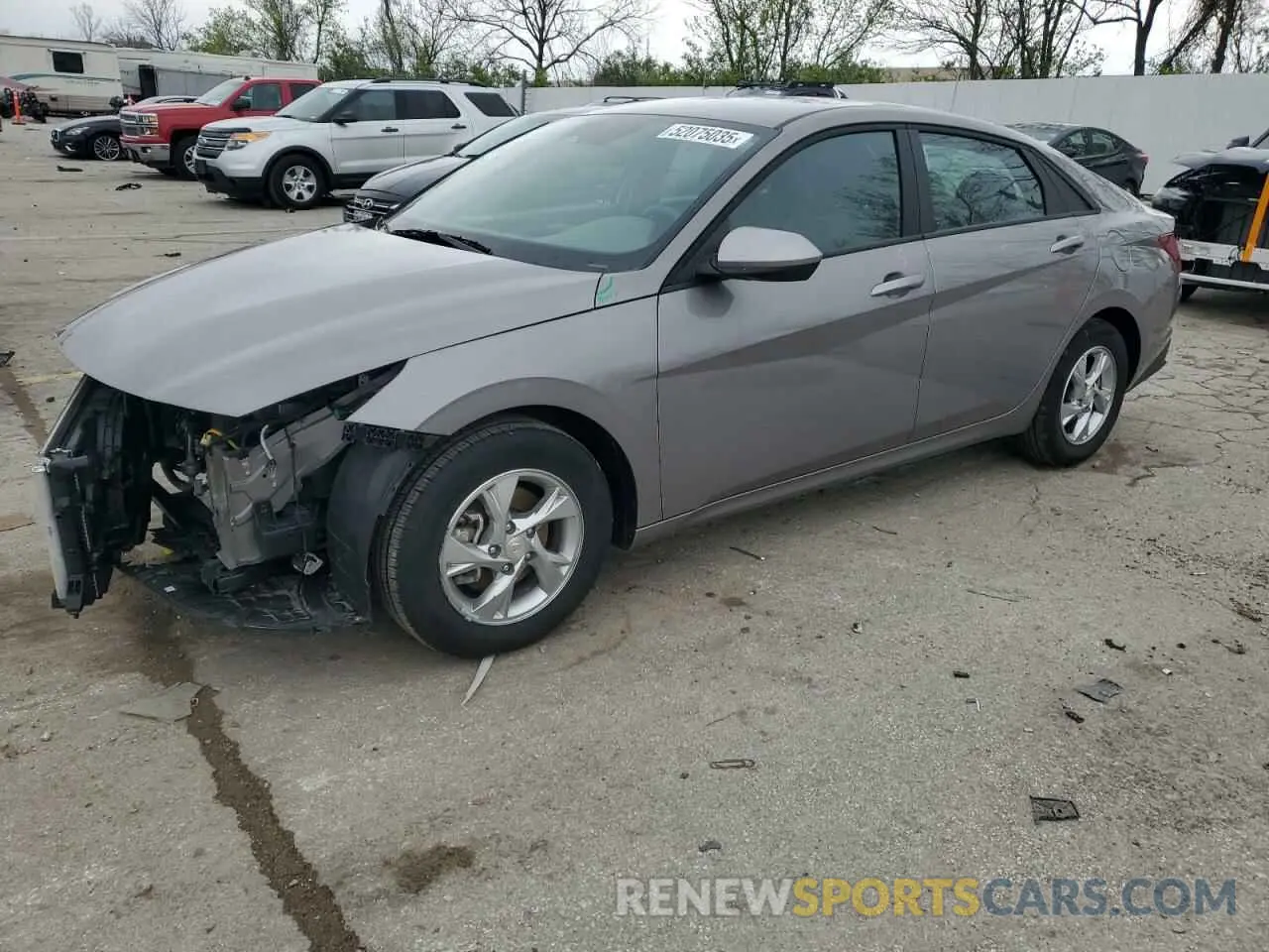 1 Photograph of a damaged car KMHLL4AG0PU563734 HYUNDAI ELANTRA 2023