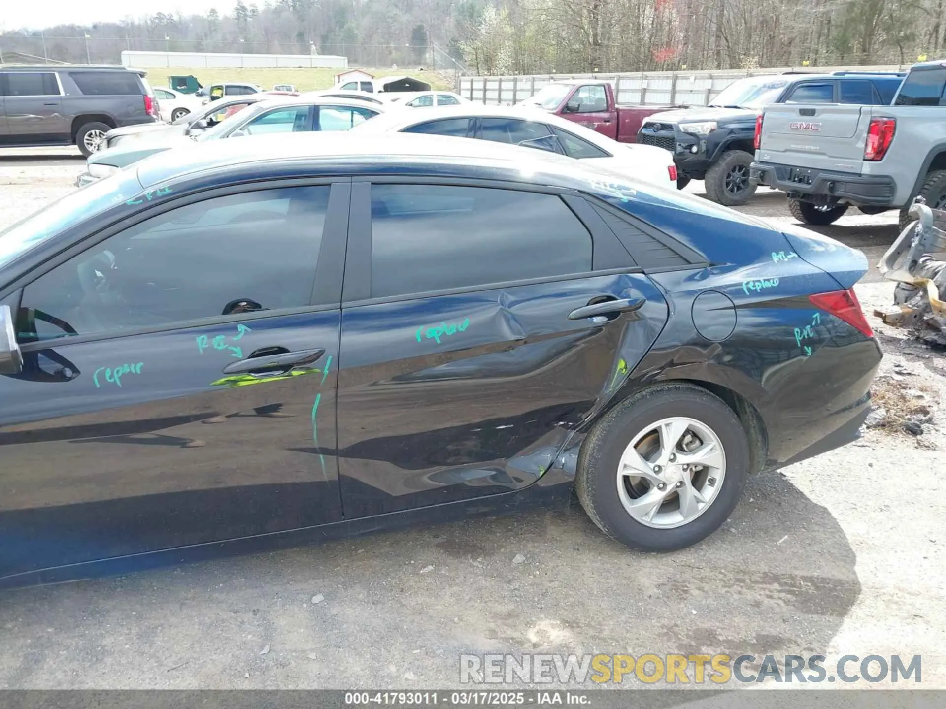 6 Photograph of a damaged car KMHLL4AG1PU531343 HYUNDAI ELANTRA 2023