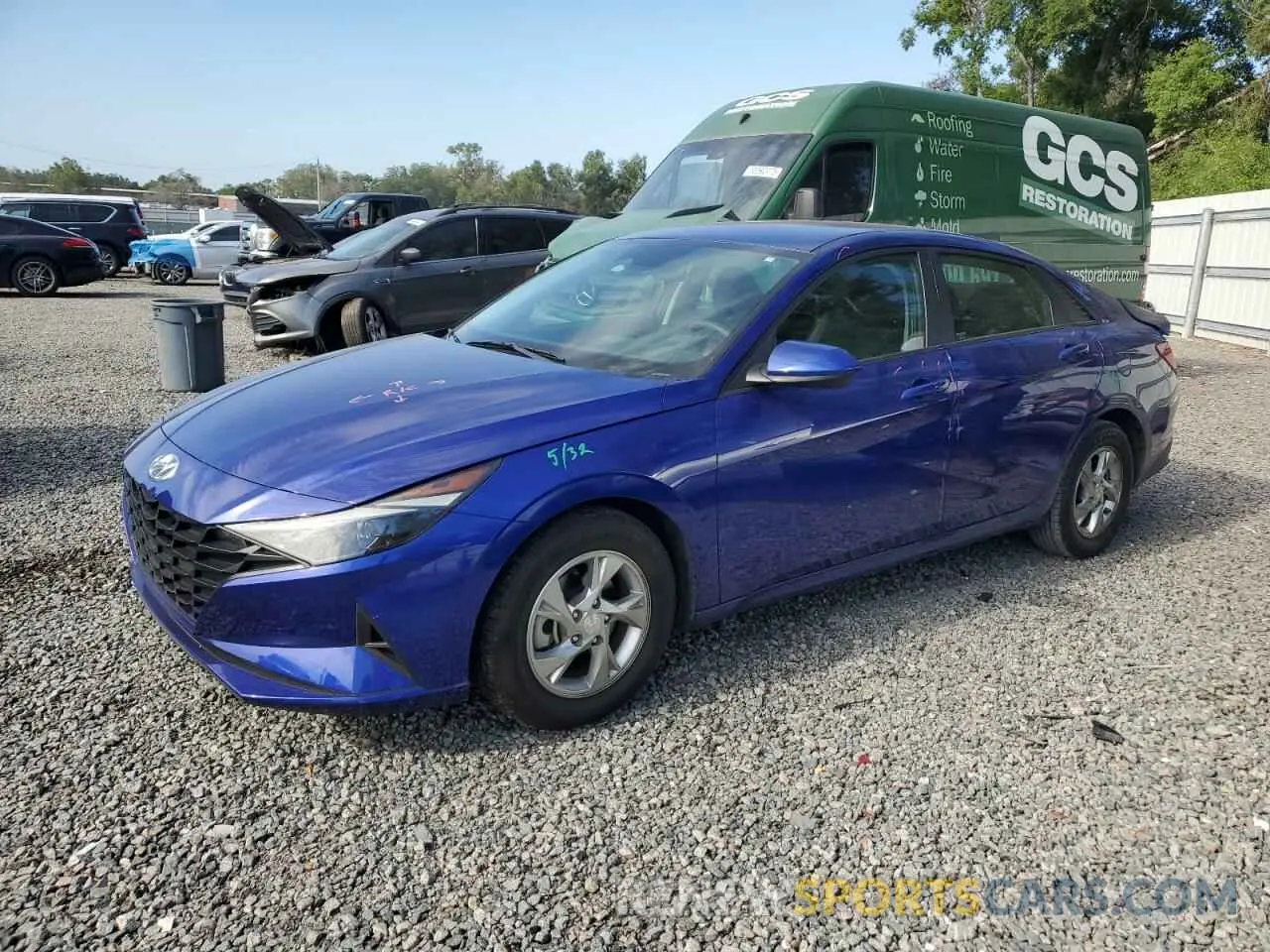1 Photograph of a damaged car KMHLL4AG1PU594622 HYUNDAI ELANTRA 2023
