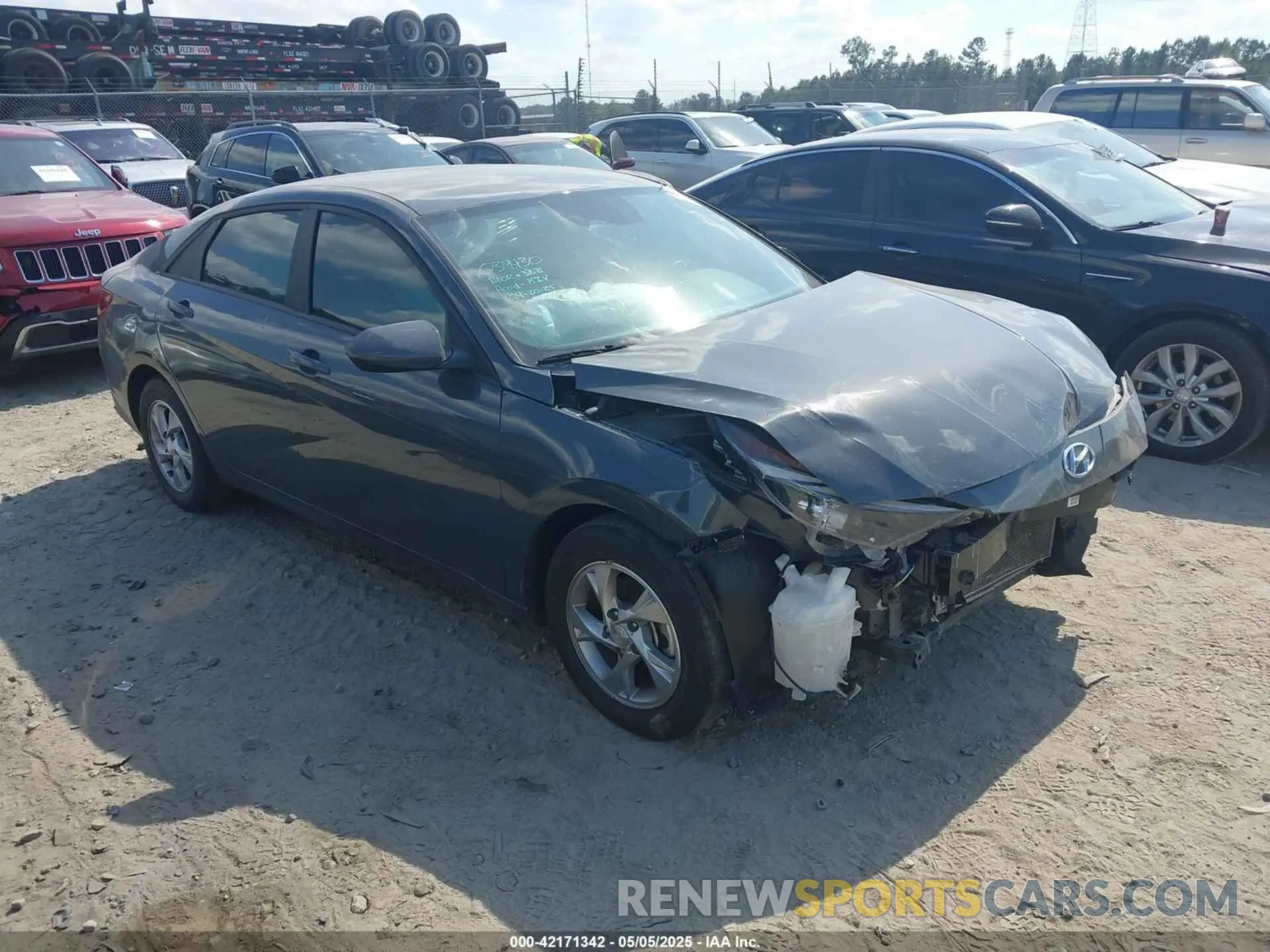 1 Photograph of a damaged car KMHLL4AG2PU631807 HYUNDAI ELANTRA 2023