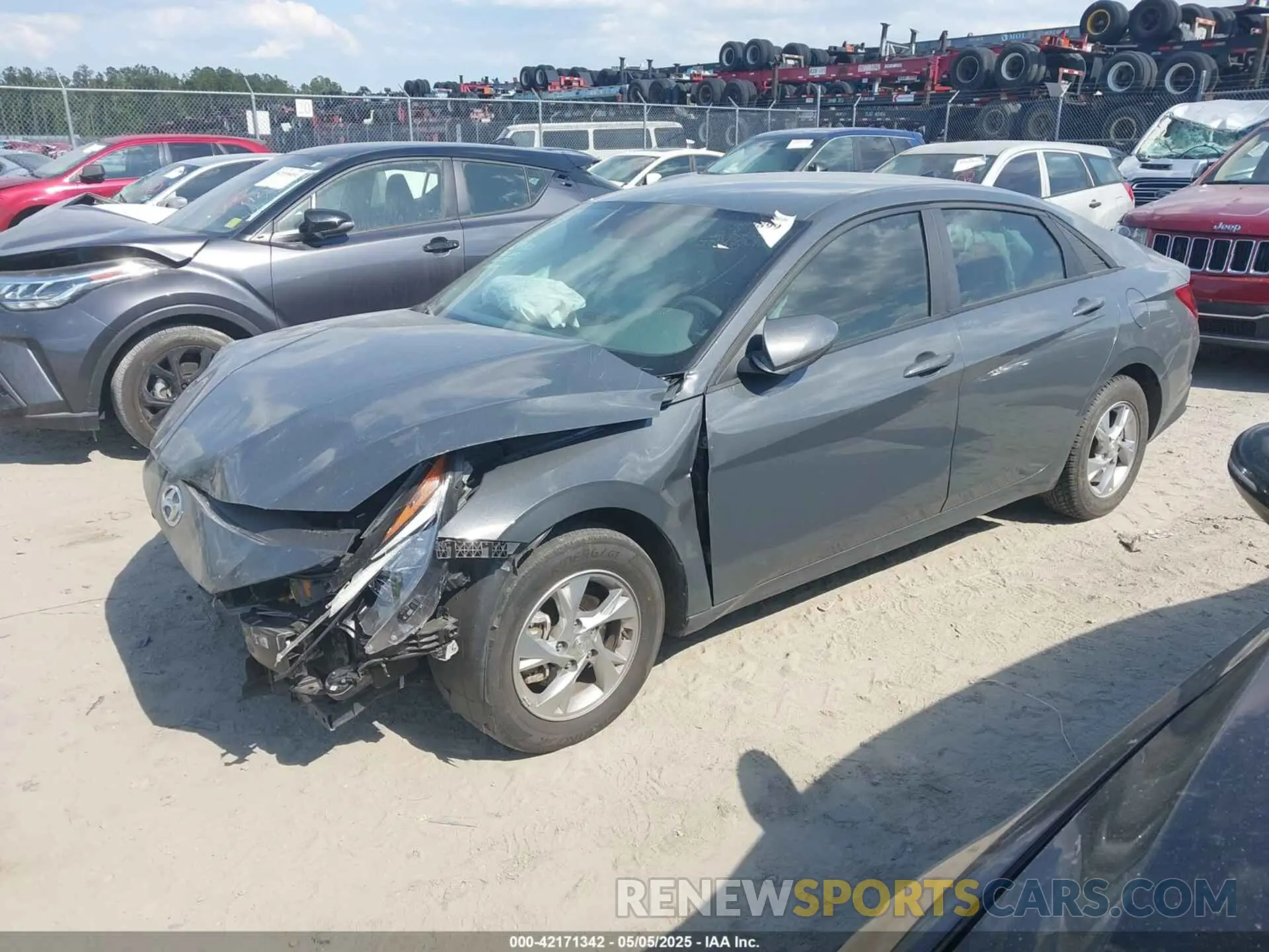 2 Photograph of a damaged car KMHLL4AG2PU631807 HYUNDAI ELANTRA 2023