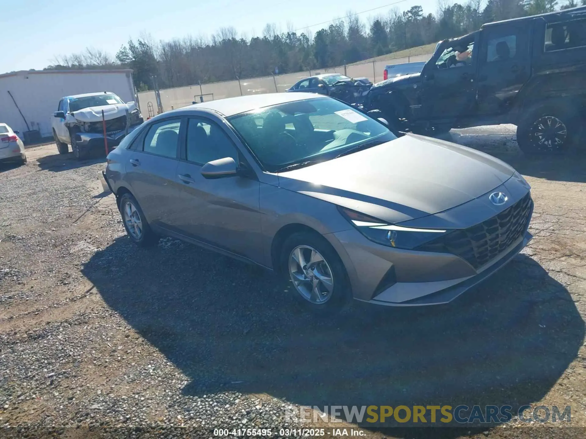 1 Photograph of a damaged car KMHLL4AG3PU540268 HYUNDAI ELANTRA 2023