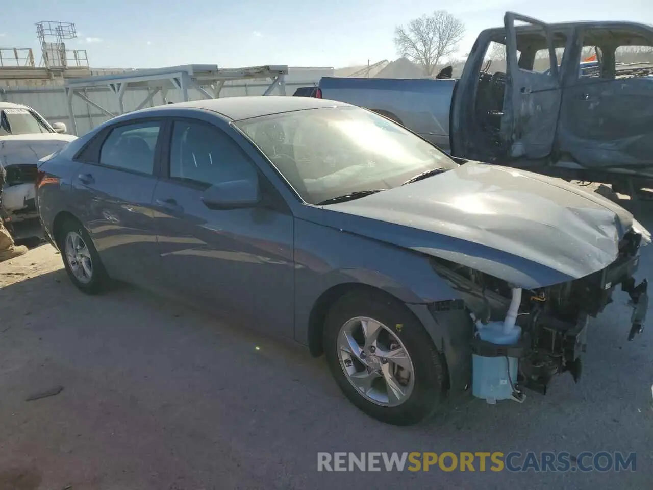 4 Photograph of a damaged car KMHLL4AG4PU437392 HYUNDAI ELANTRA 2023