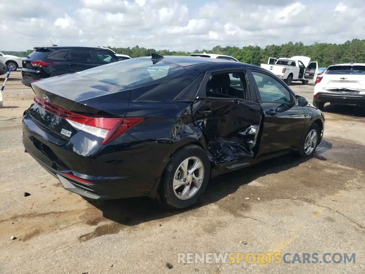 3 Photograph of a damaged car KMHLL4AG6PU541527 HYUNDAI ELANTRA 2023