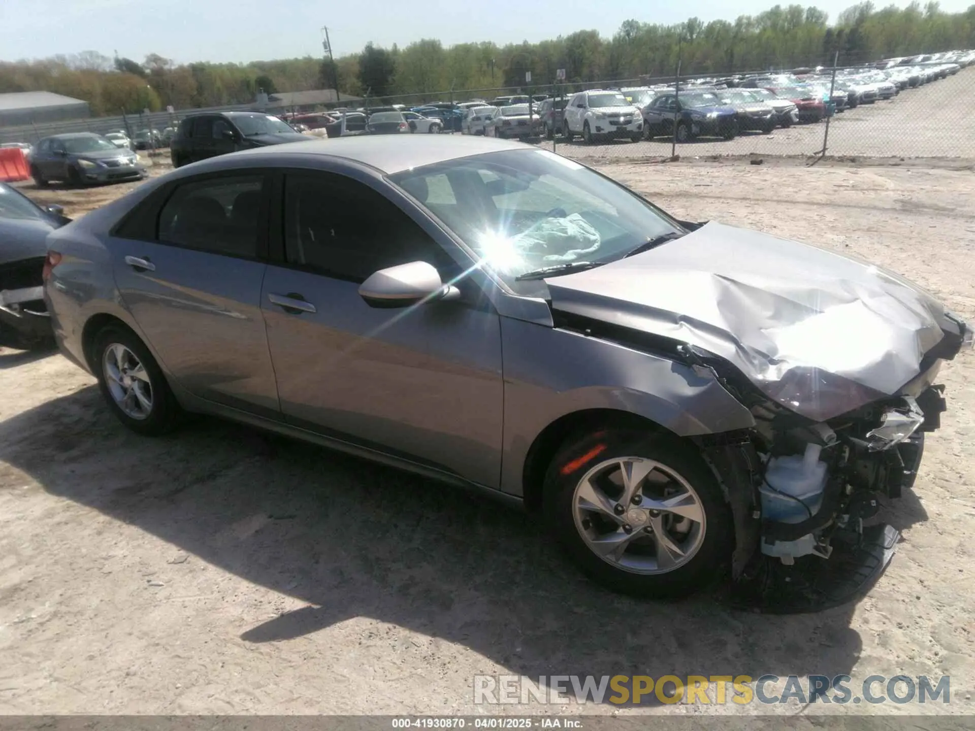 1 Photograph of a damaged car KMHLL4AG7PU540676 HYUNDAI ELANTRA 2023