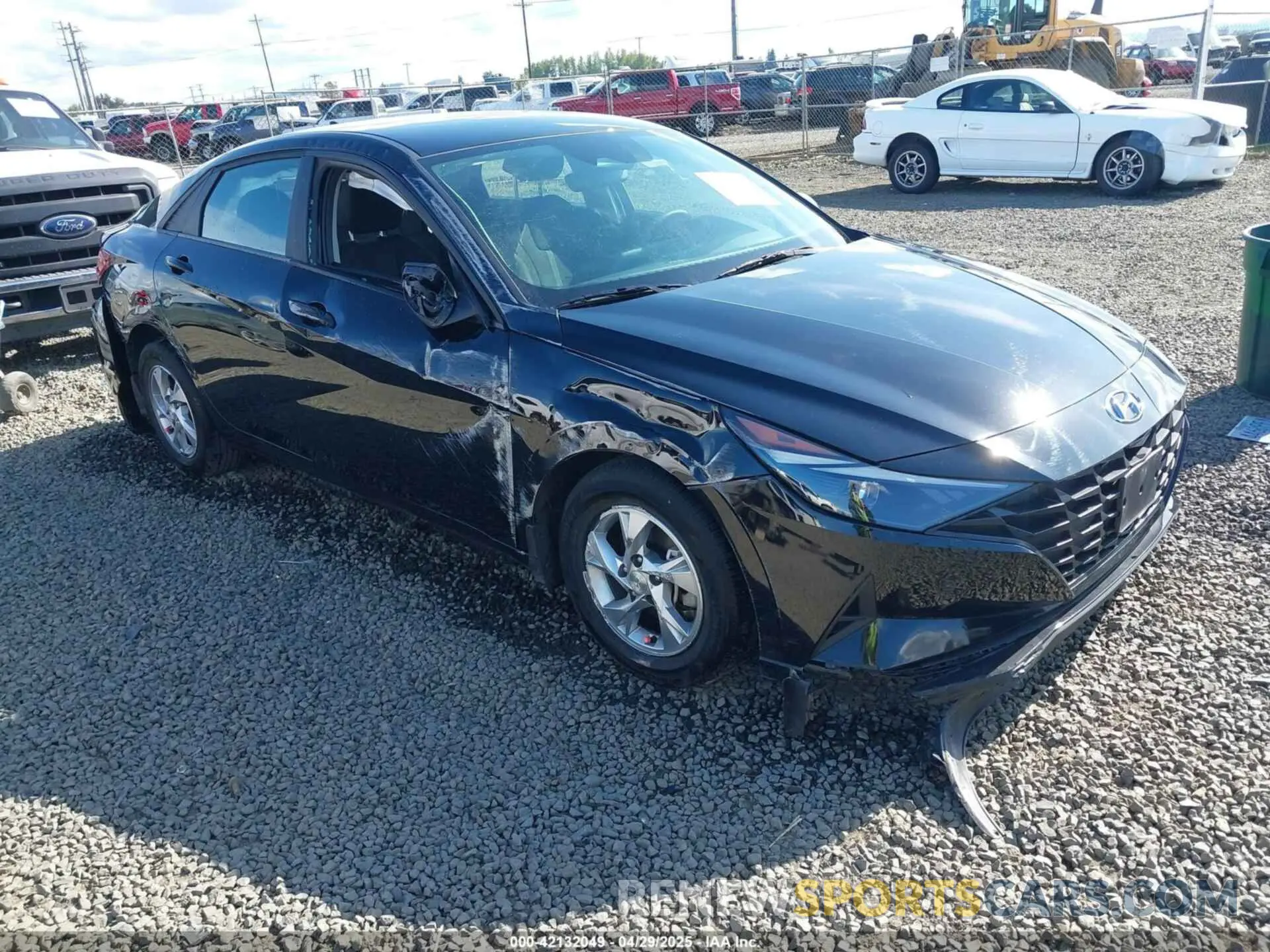 1 Photograph of a damaged car KMHLL4AG8PU533056 HYUNDAI ELANTRA 2023