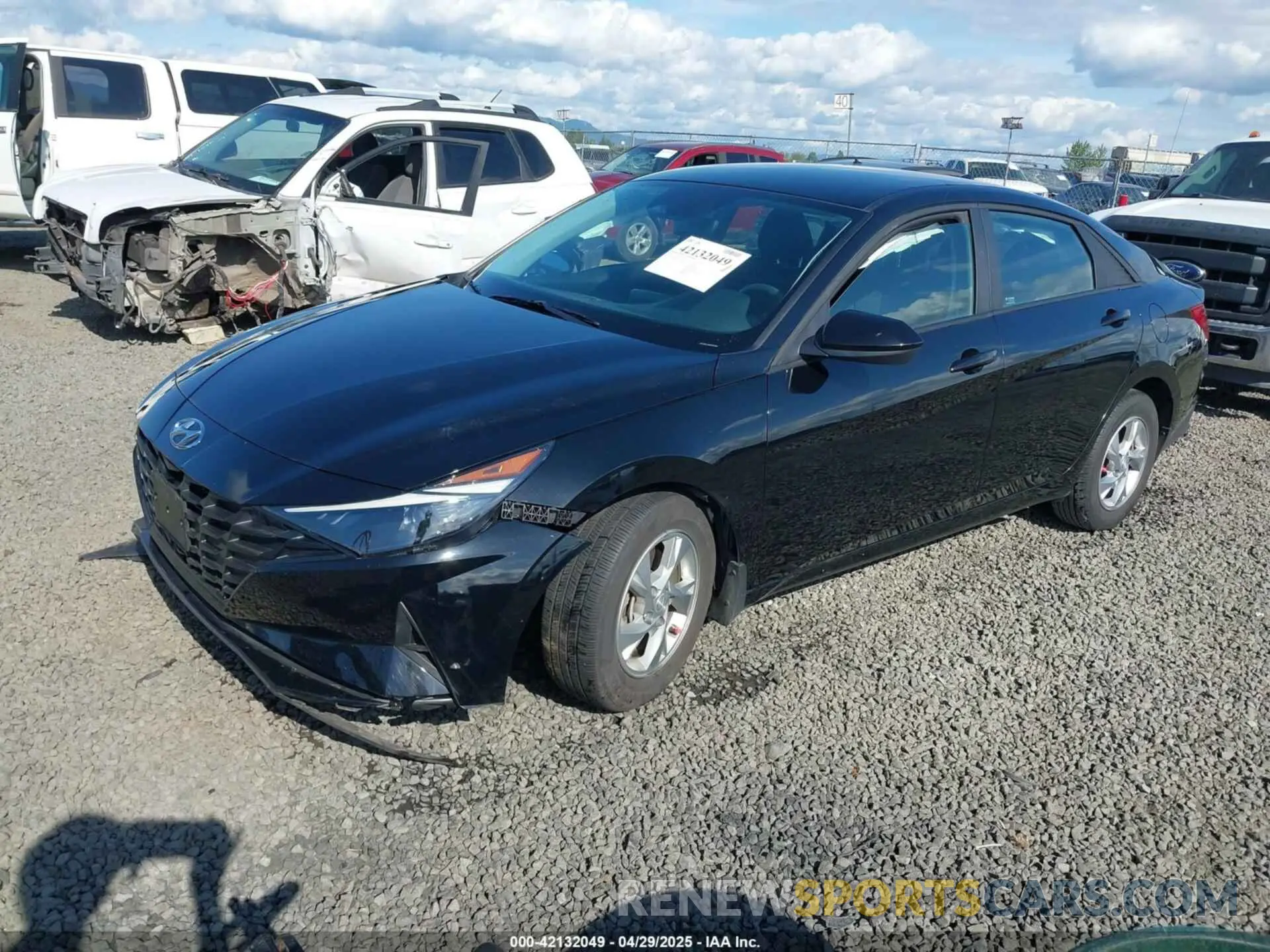 2 Photograph of a damaged car KMHLL4AG8PU533056 HYUNDAI ELANTRA 2023