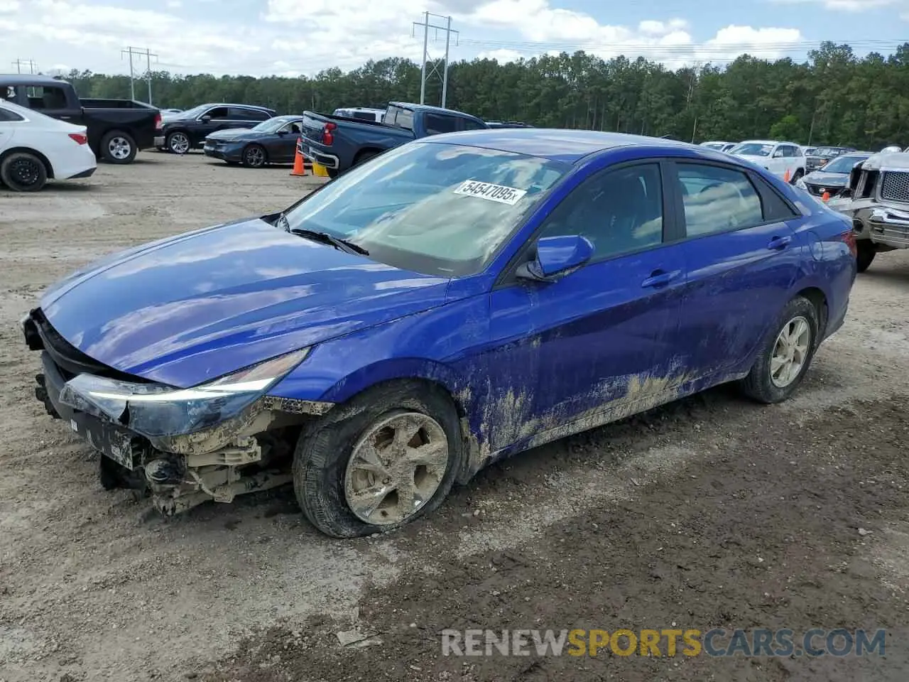 1 Photograph of a damaged car KMHLL4AG8PU542114 HYUNDAI ELANTRA 2023