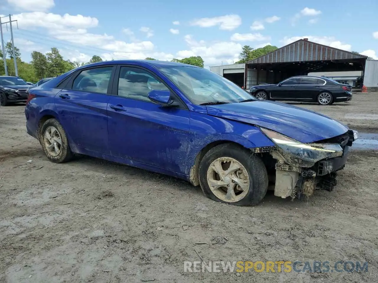 4 Photograph of a damaged car KMHLL4AG8PU542114 HYUNDAI ELANTRA 2023