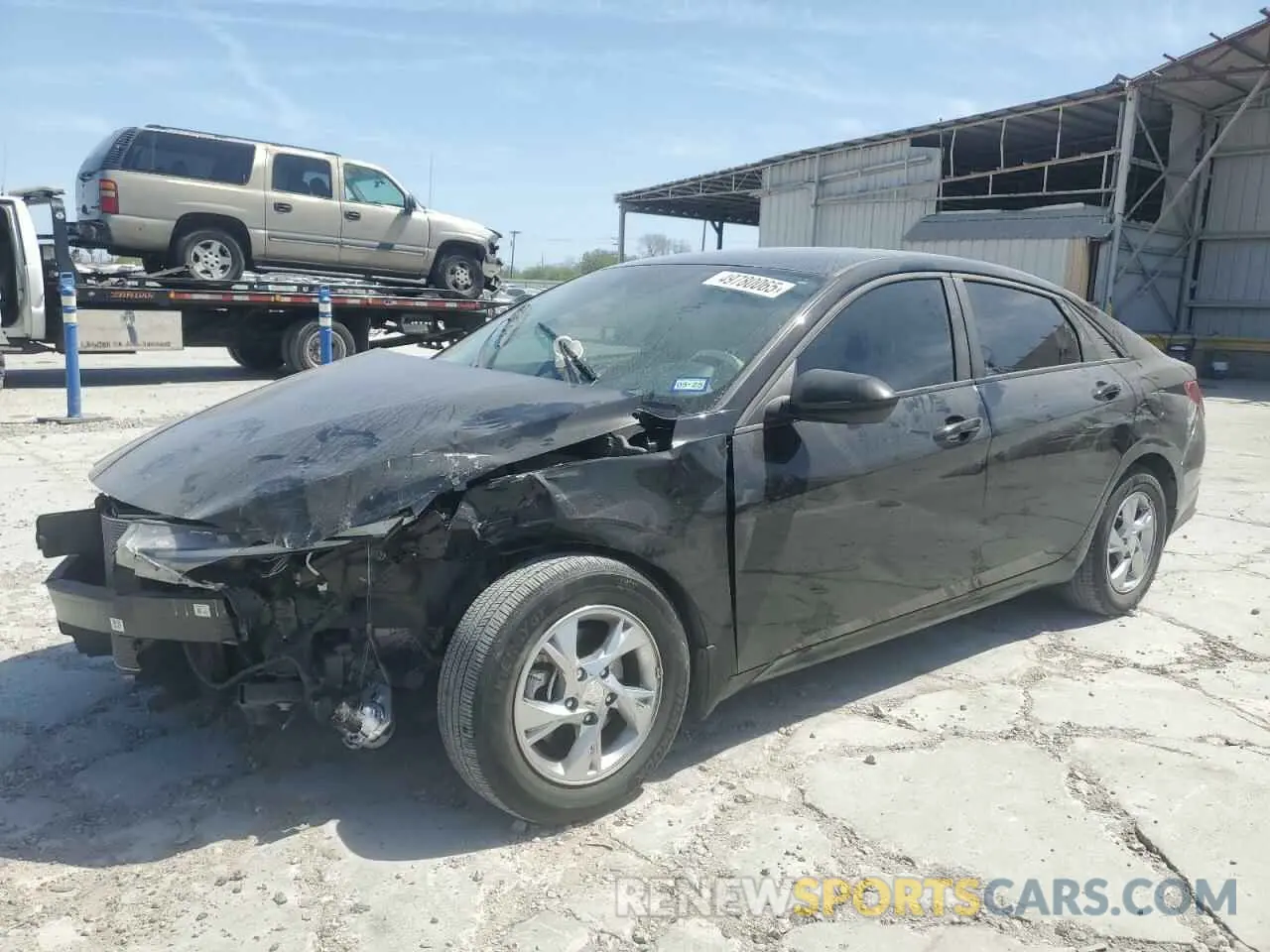 1 Photograph of a damaged car KMHLL4AG8PU553632 HYUNDAI ELANTRA 2023