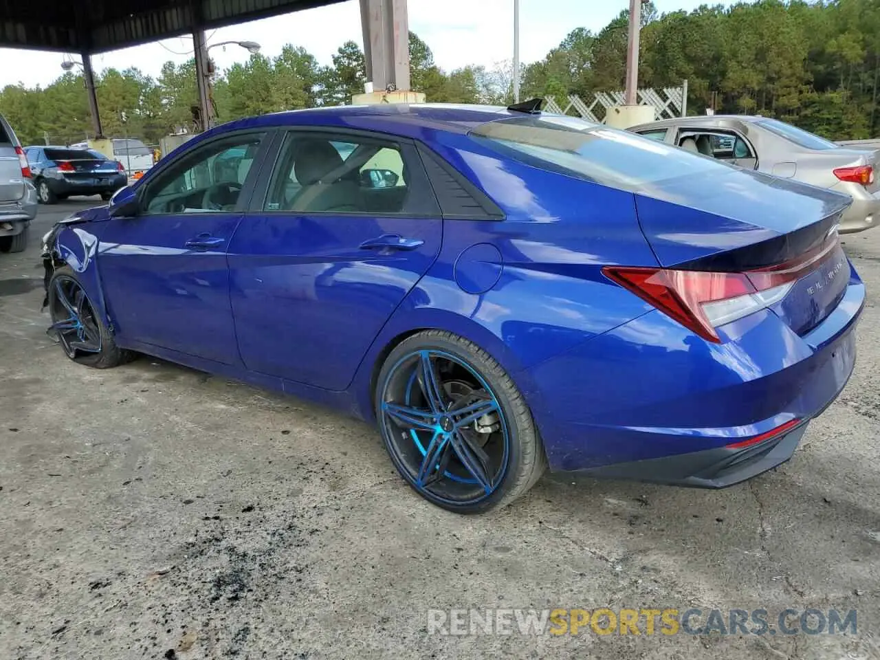 2 Photograph of a damaged car KMHLL4AG8PU563187 HYUNDAI ELANTRA 2023