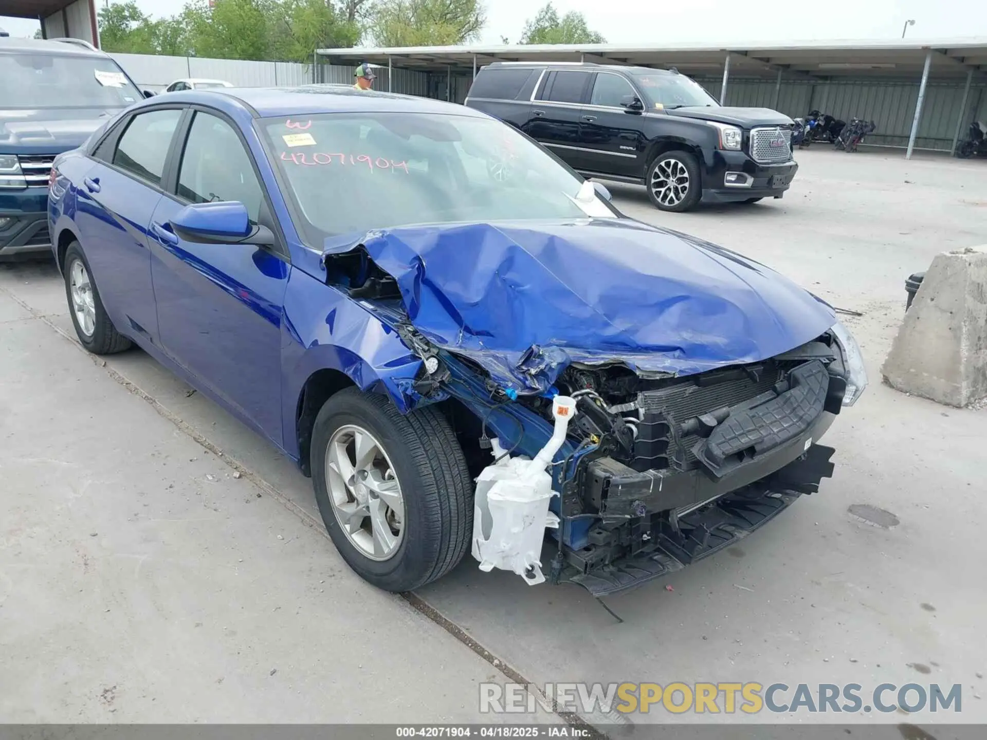 1 Photograph of a damaged car KMHLL4AG9PU578569 HYUNDAI ELANTRA 2023