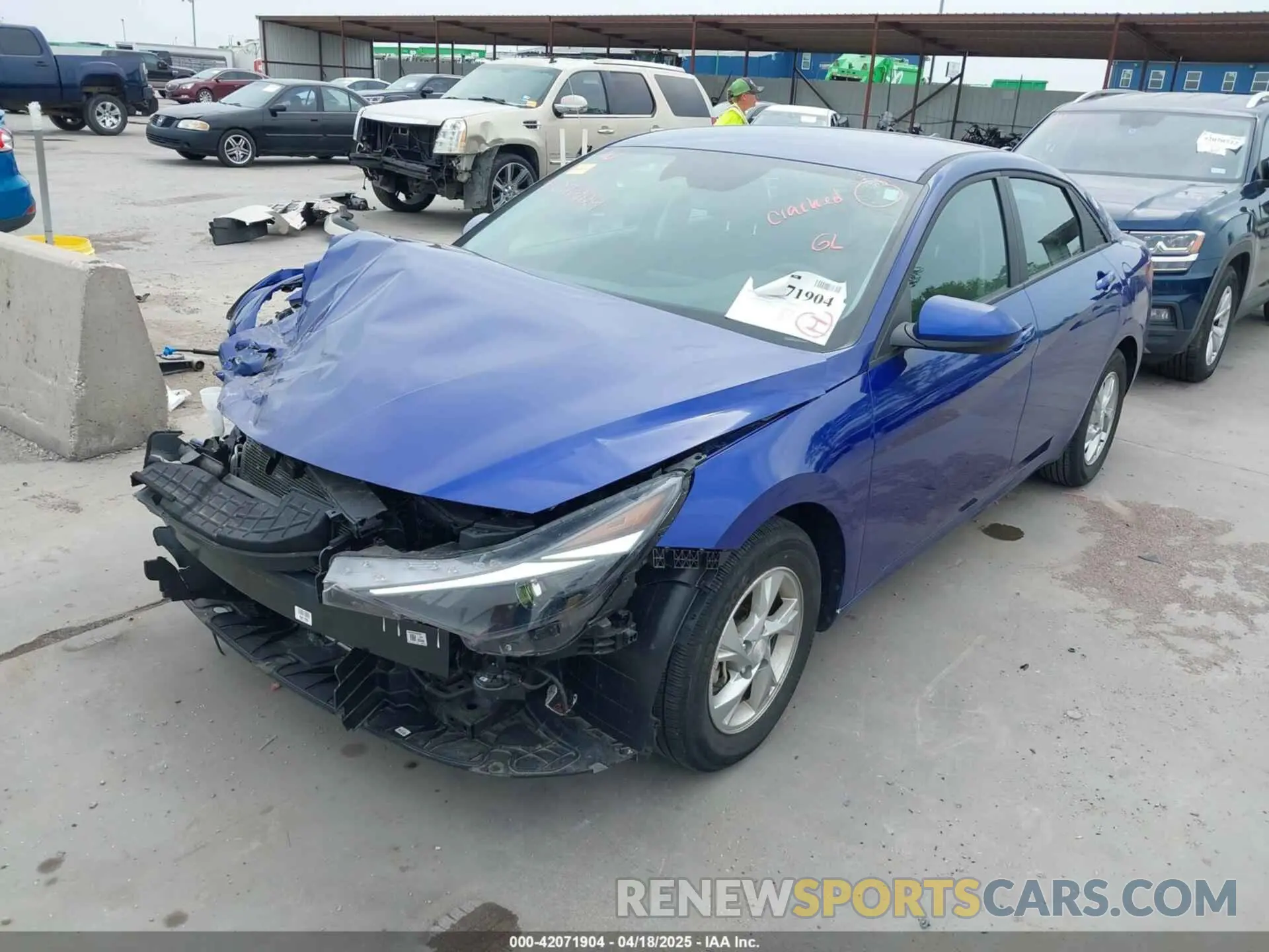 2 Photograph of a damaged car KMHLL4AG9PU578569 HYUNDAI ELANTRA 2023