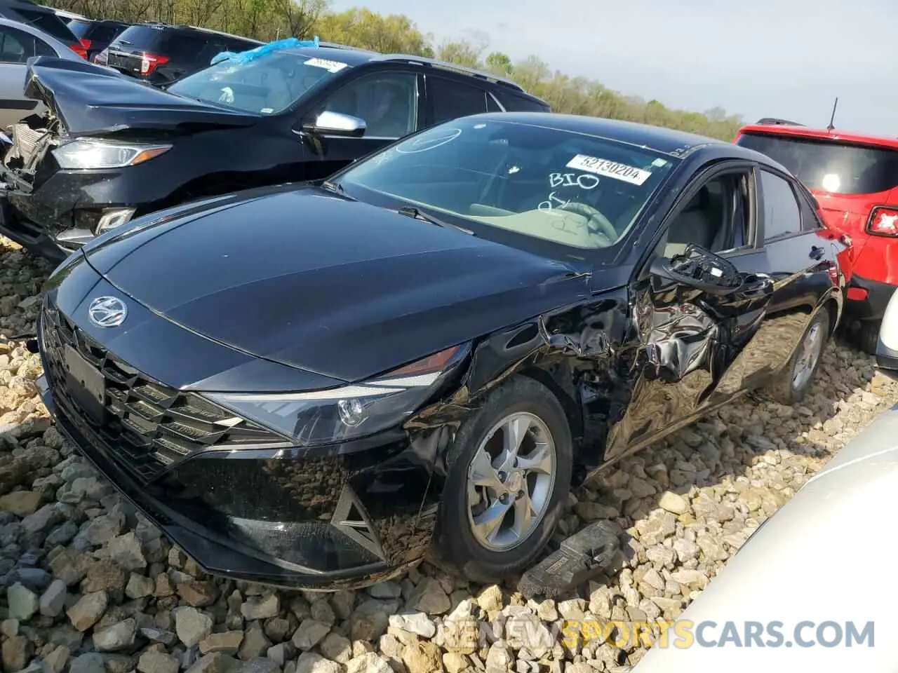 1 Photograph of a damaged car KMHLL4AGXPU394886 HYUNDAI ELANTRA 2023