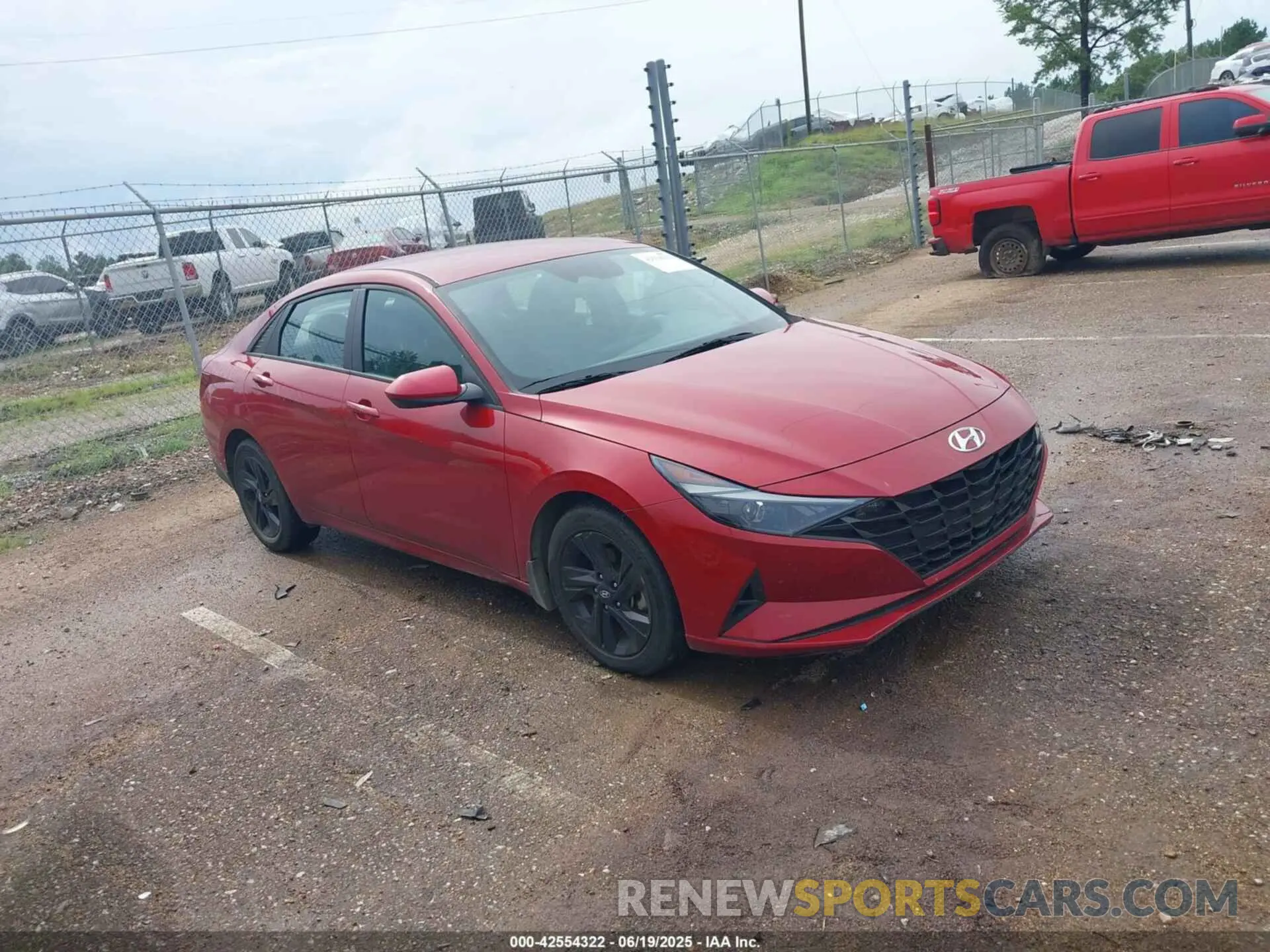 1 Photograph of a damaged car KMHLM4AG0PU410218 HYUNDAI ELANTRA 2023