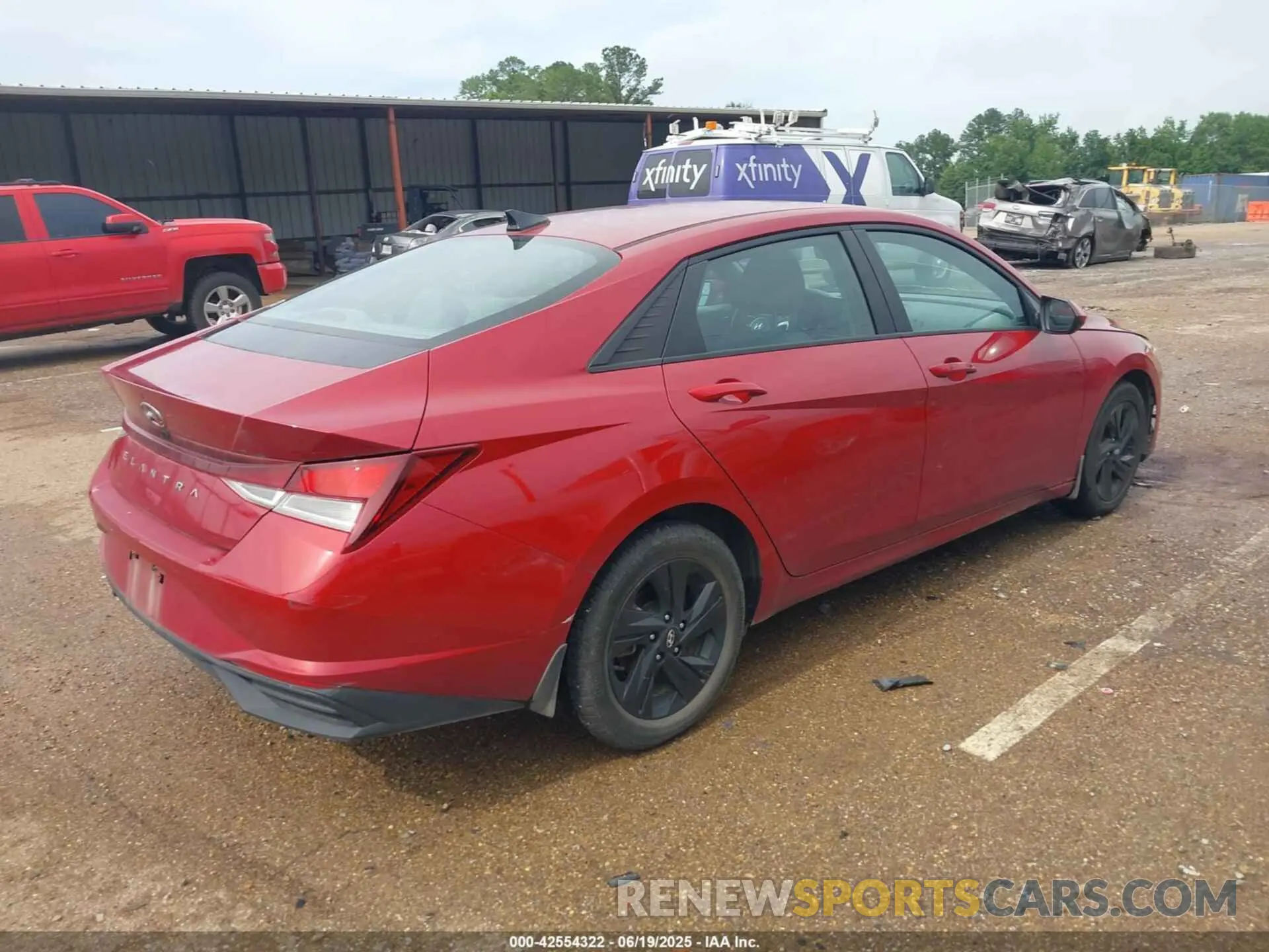 4 Photograph of a damaged car KMHLM4AG0PU410218 HYUNDAI ELANTRA 2023