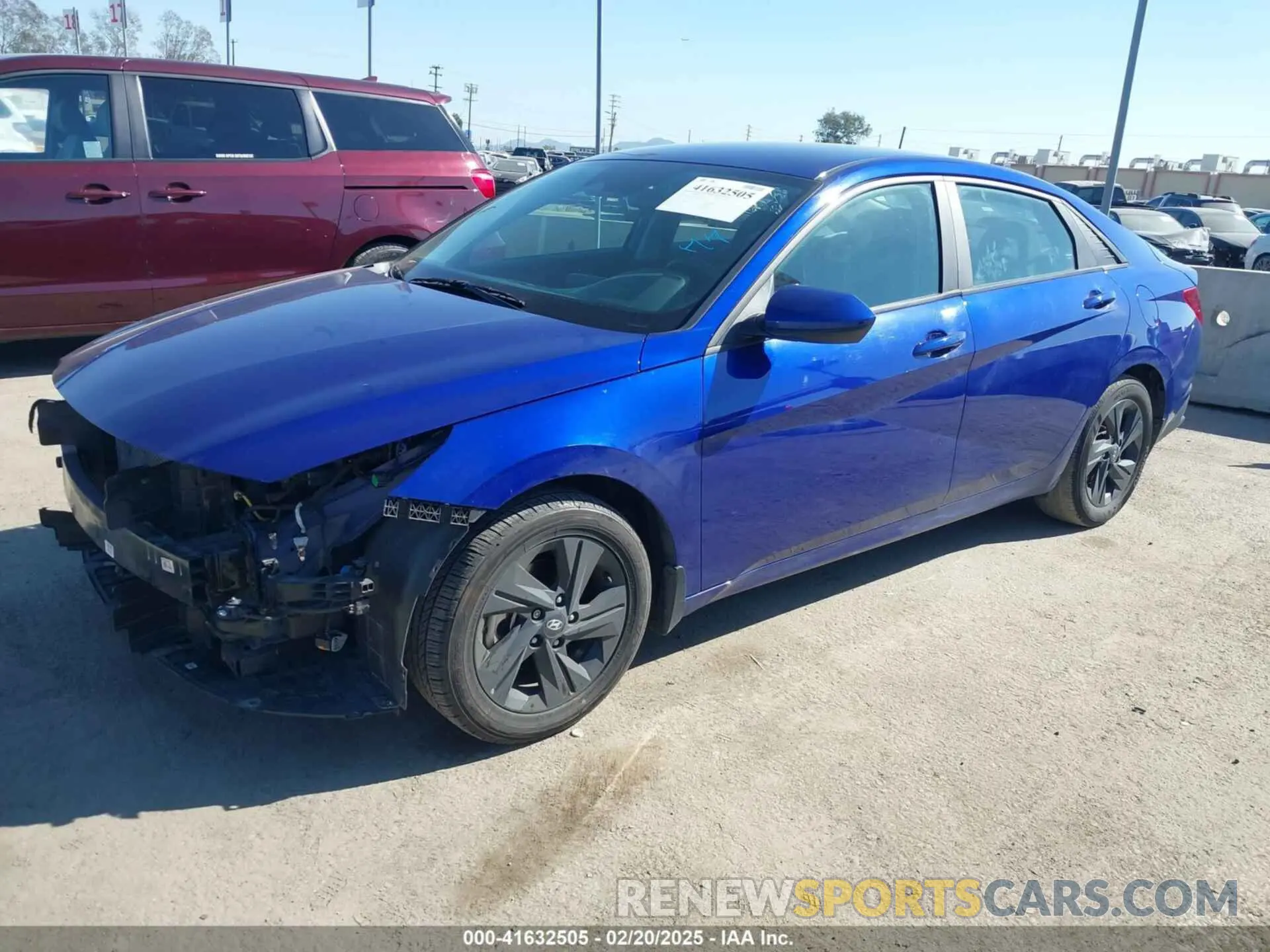 2 Photograph of a damaged car KMHLM4AG0PU445986 HYUNDAI ELANTRA 2023