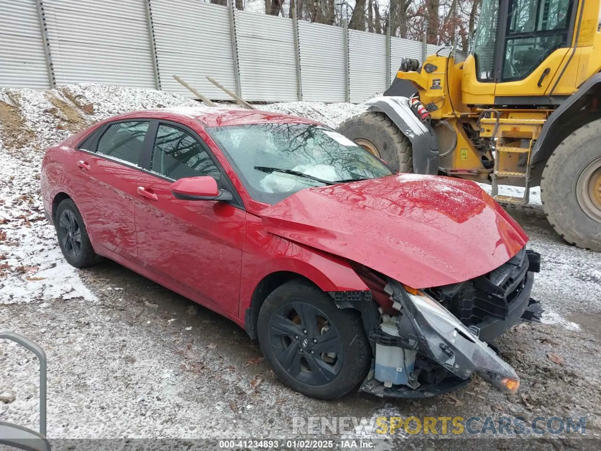 1 Photograph of a damaged car KMHLM4AG0PU460181 HYUNDAI ELANTRA 2023