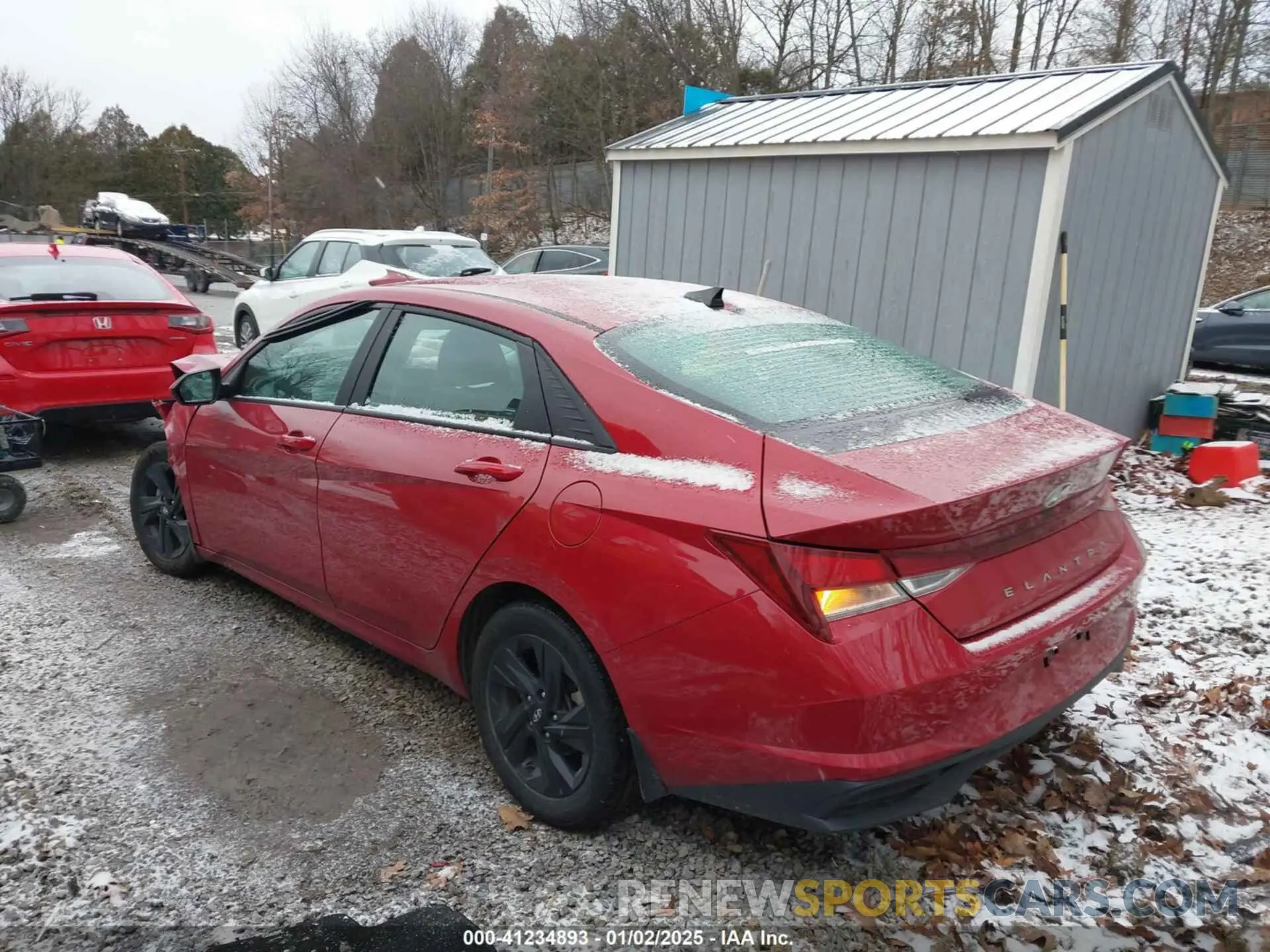 3 Photograph of a damaged car KMHLM4AG0PU460181 HYUNDAI ELANTRA 2023