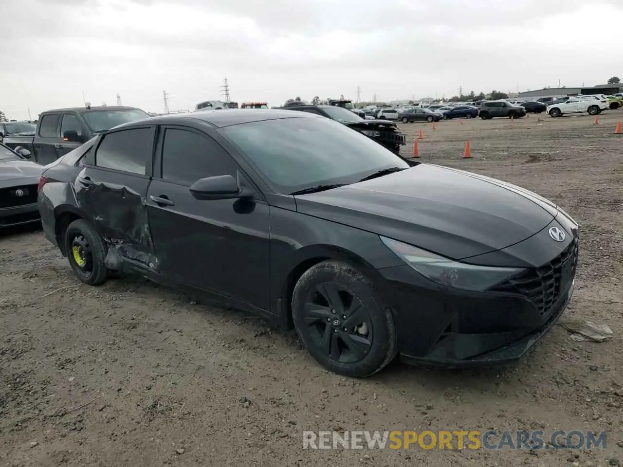 4 Photograph of a damaged car KMHLM4AG0PU520802 HYUNDAI ELANTRA 2023