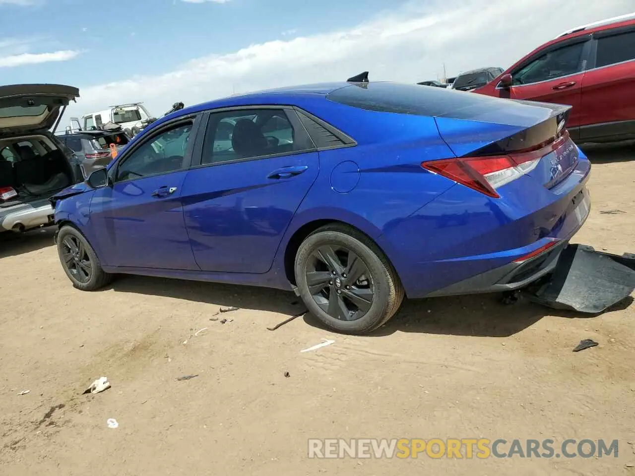 2 Photograph of a damaged car KMHLM4AG0PU582359 HYUNDAI ELANTRA 2023