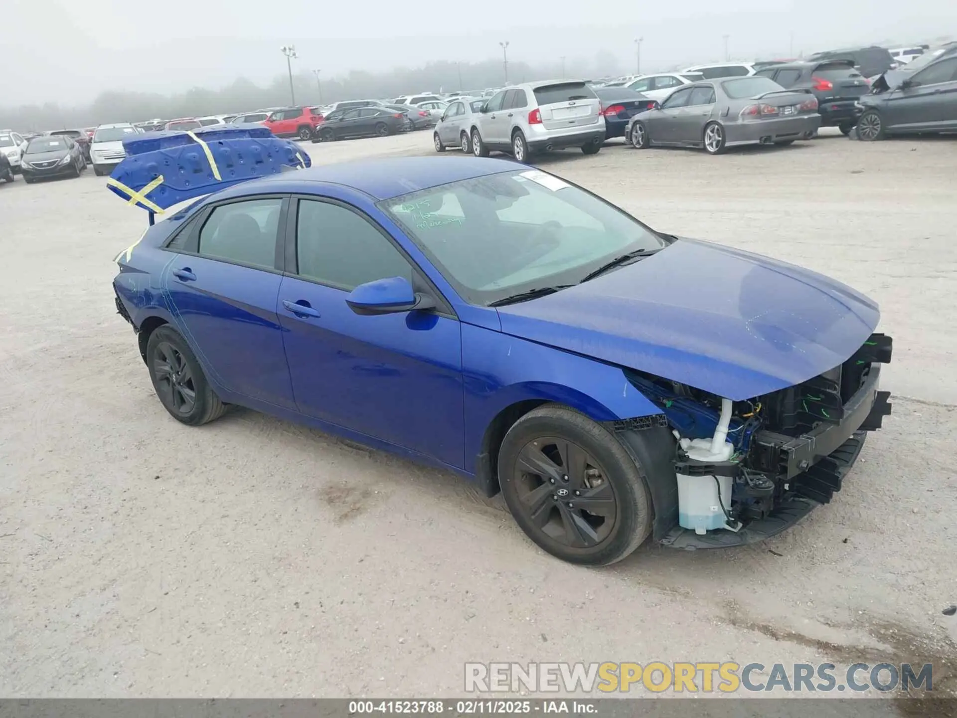 1 Photograph of a damaged car KMHLM4AG0PU591806 HYUNDAI ELANTRA 2023