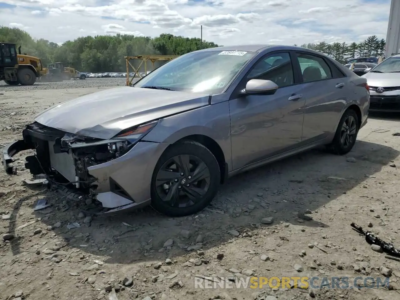 1 Photograph of a damaged car KMHLM4AG0PU618745 HYUNDAI ELANTRA 2023