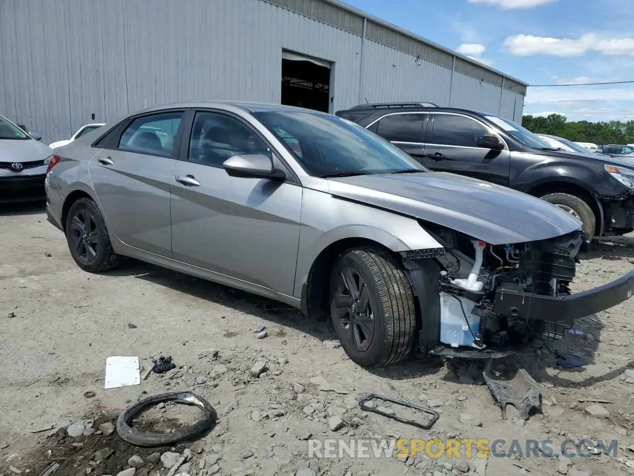 4 Photograph of a damaged car KMHLM4AG0PU618745 HYUNDAI ELANTRA 2023