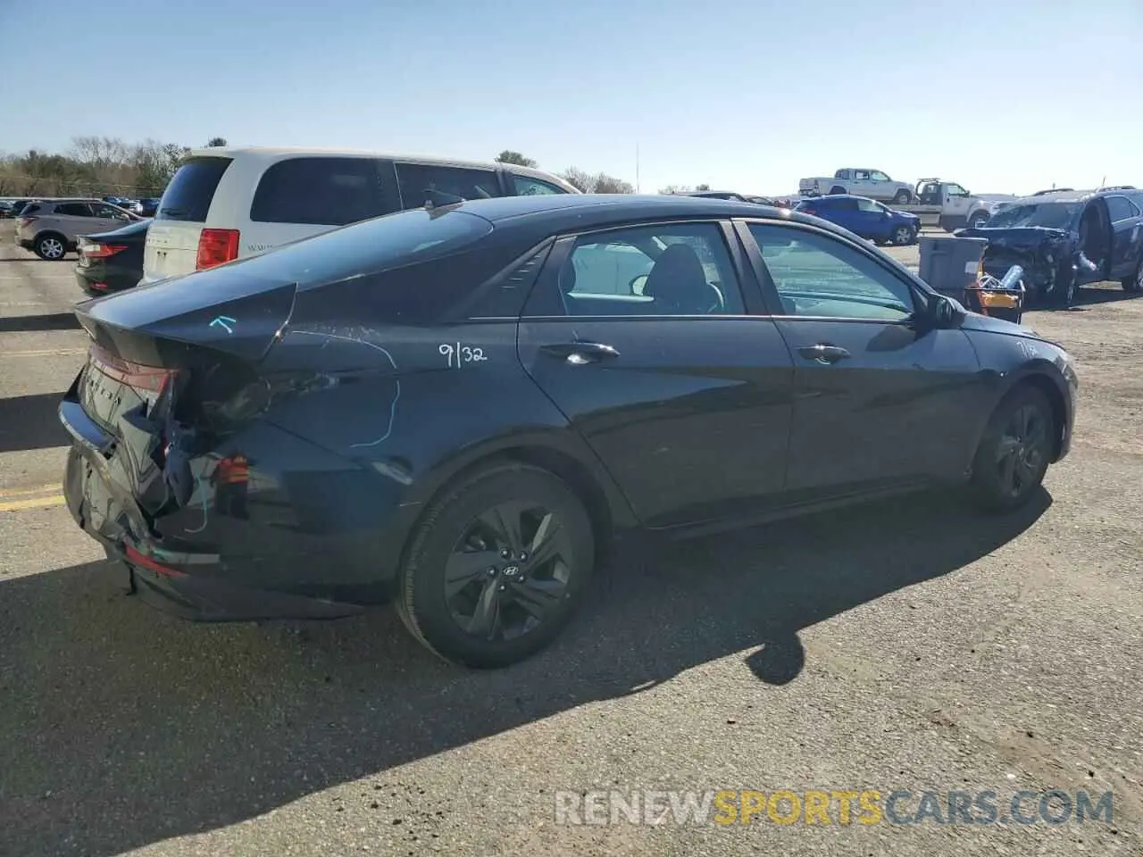 3 Photograph of a damaged car KMHLM4AG0PU629549 HYUNDAI ELANTRA 2023