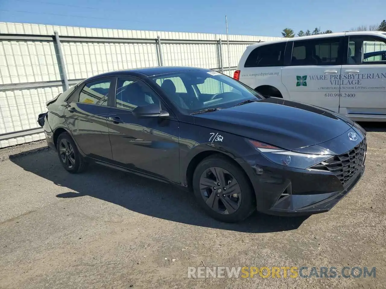 4 Photograph of a damaged car KMHLM4AG0PU629549 HYUNDAI ELANTRA 2023