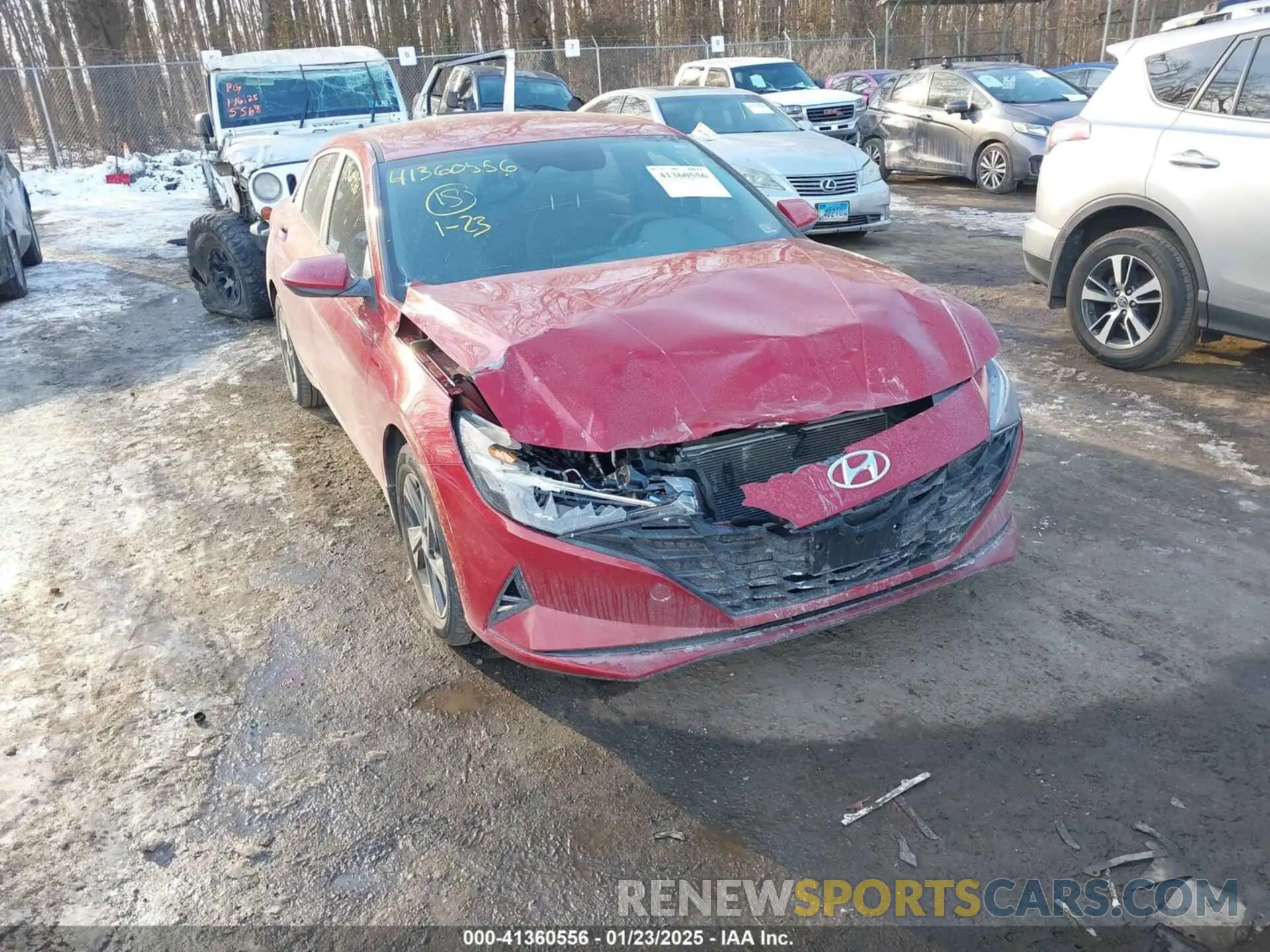 6 Photograph of a damaged car KMHLM4AG1PU416433 HYUNDAI ELANTRA 2023