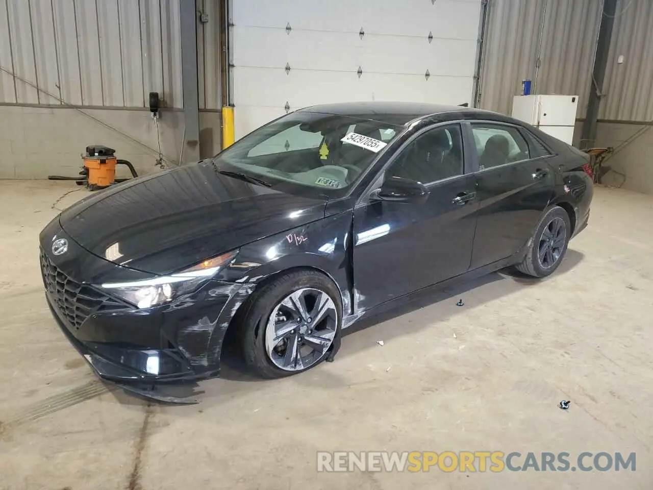1 Photograph of a damaged car KMHLM4AG1PU510540 HYUNDAI ELANTRA 2023