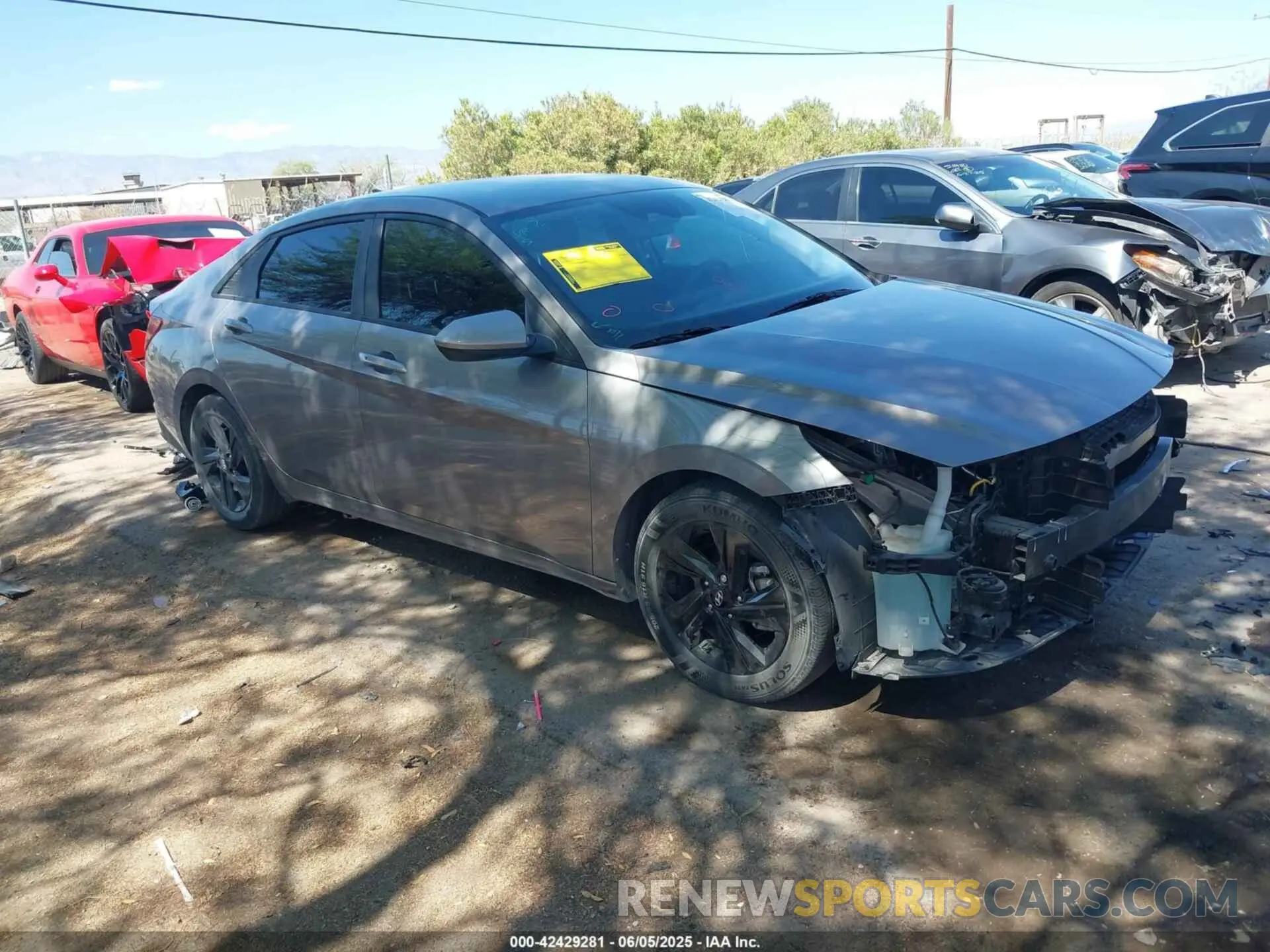 1 Photograph of a damaged car KMHLM4AG1PU512210 HYUNDAI ELANTRA 2023