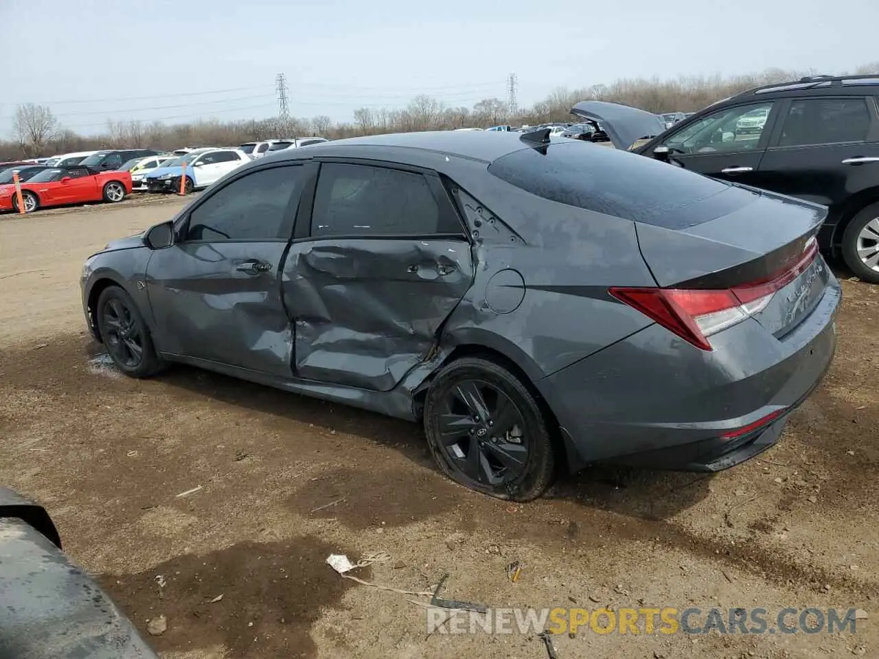2 Photograph of a damaged car KMHLM4AG1PU594326 HYUNDAI ELANTRA 2023