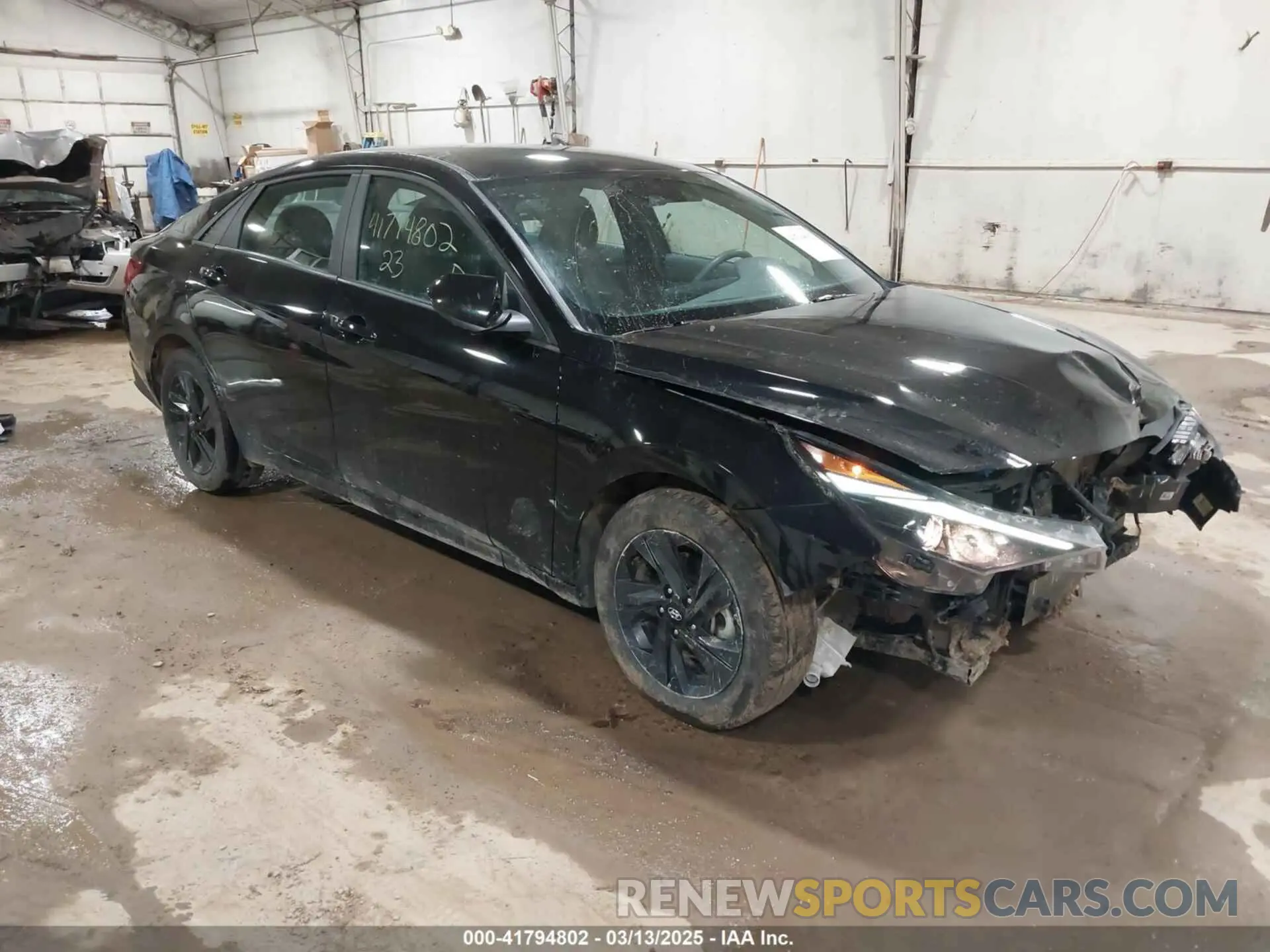 1 Photograph of a damaged car KMHLM4AG2PU415825 HYUNDAI ELANTRA 2023