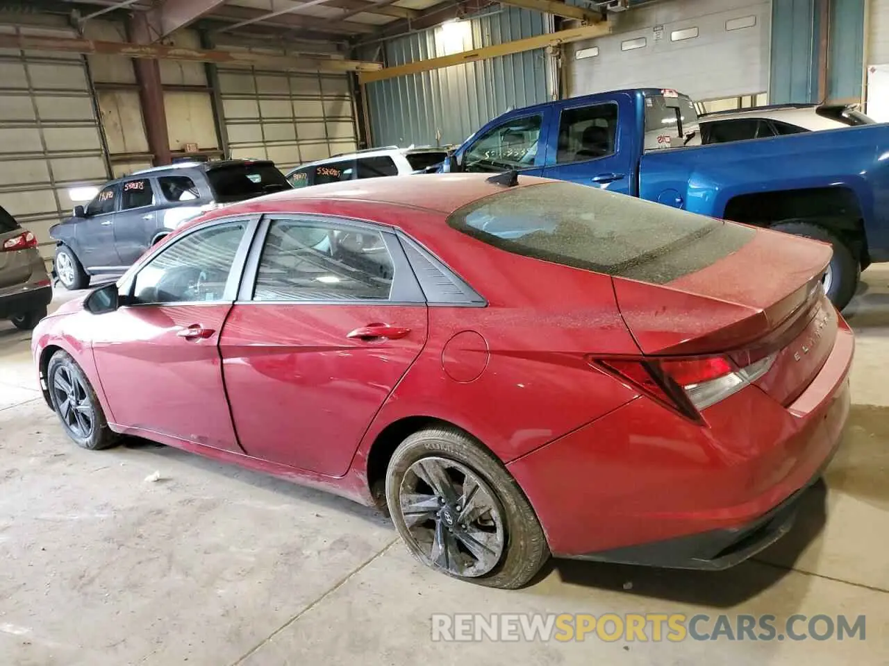 2 Photograph of a damaged car KMHLM4AG2PU507677 HYUNDAI ELANTRA 2023