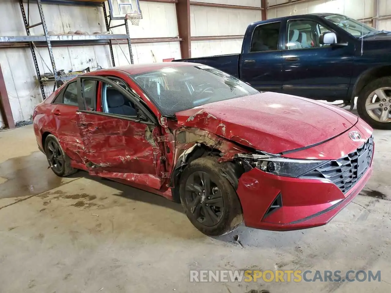 4 Photograph of a damaged car KMHLM4AG2PU507677 HYUNDAI ELANTRA 2023