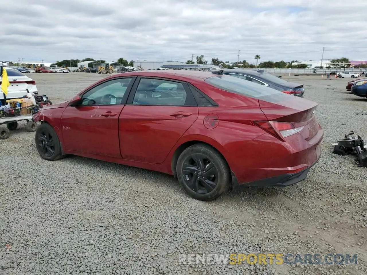 2 Photograph of a damaged car KMHLM4AG2PU562243 HYUNDAI ELANTRA 2023