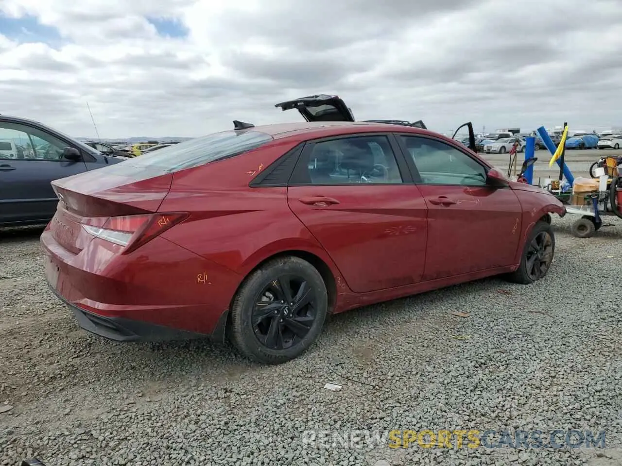 3 Photograph of a damaged car KMHLM4AG2PU562243 HYUNDAI ELANTRA 2023
