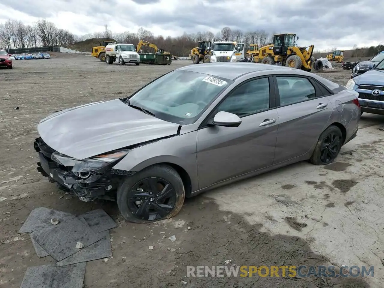 1 Photograph of a damaged car KMHLM4AG2PU567863 HYUNDAI ELANTRA 2023