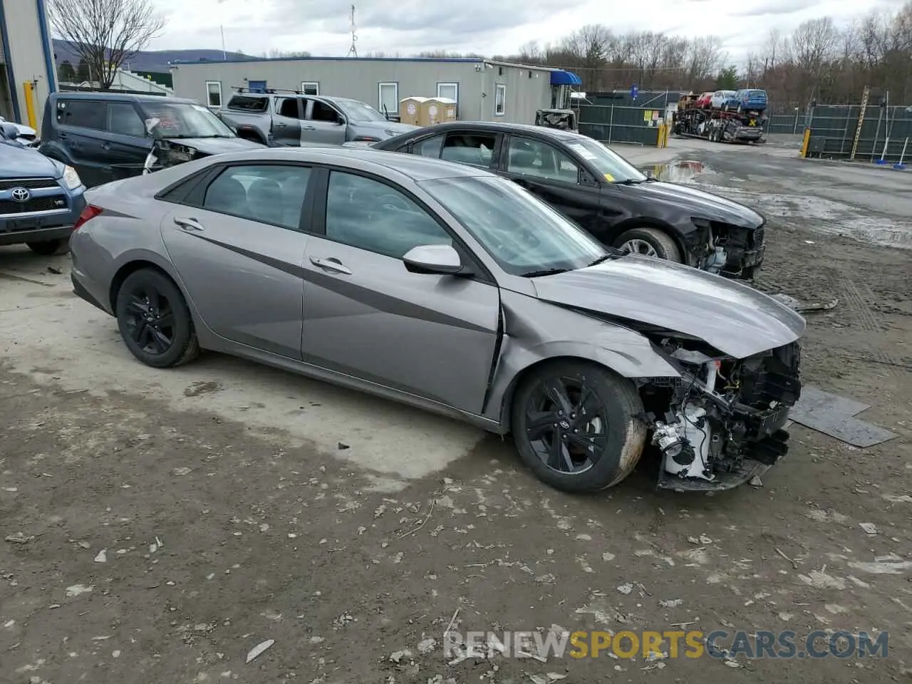 4 Photograph of a damaged car KMHLM4AG2PU567863 HYUNDAI ELANTRA 2023