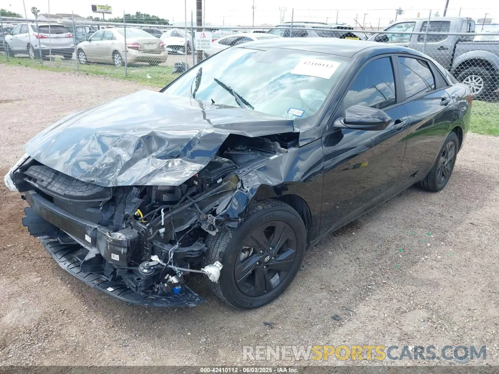 2 Photograph of a damaged car KMHLM4AG2PU606810 HYUNDAI ELANTRA 2023