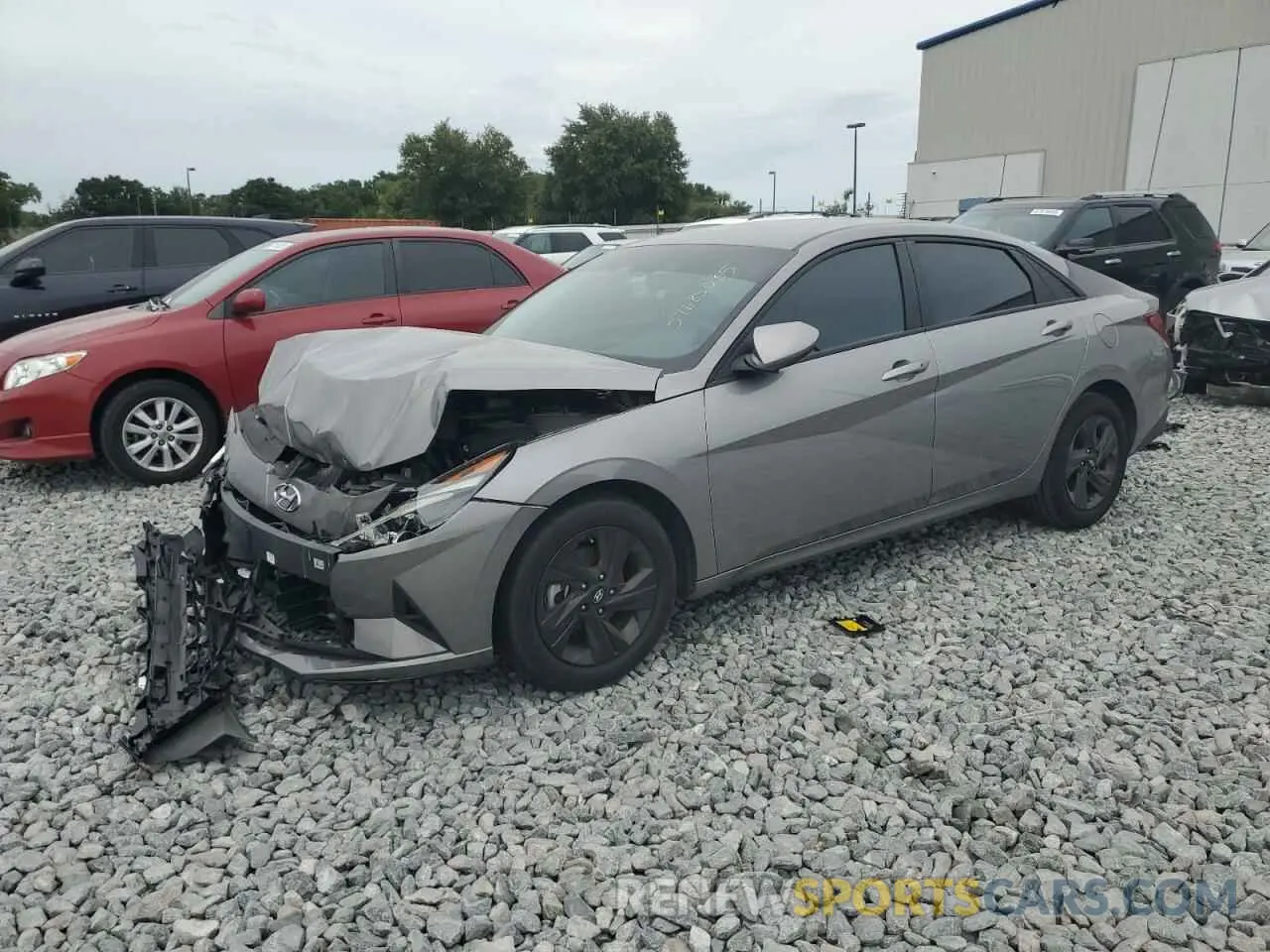 1 Photograph of a damaged car KMHLM4AG2PU627835 HYUNDAI ELANTRA 2023