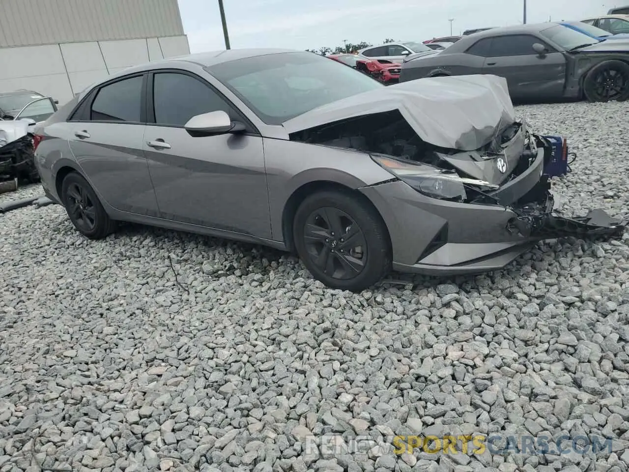 4 Photograph of a damaged car KMHLM4AG2PU627835 HYUNDAI ELANTRA 2023